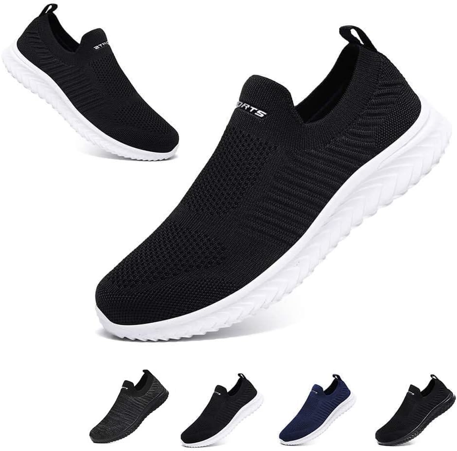 Slip On Trainers, Mens Womens Casual Nordic Walking Shoes, Innovative Breathable...