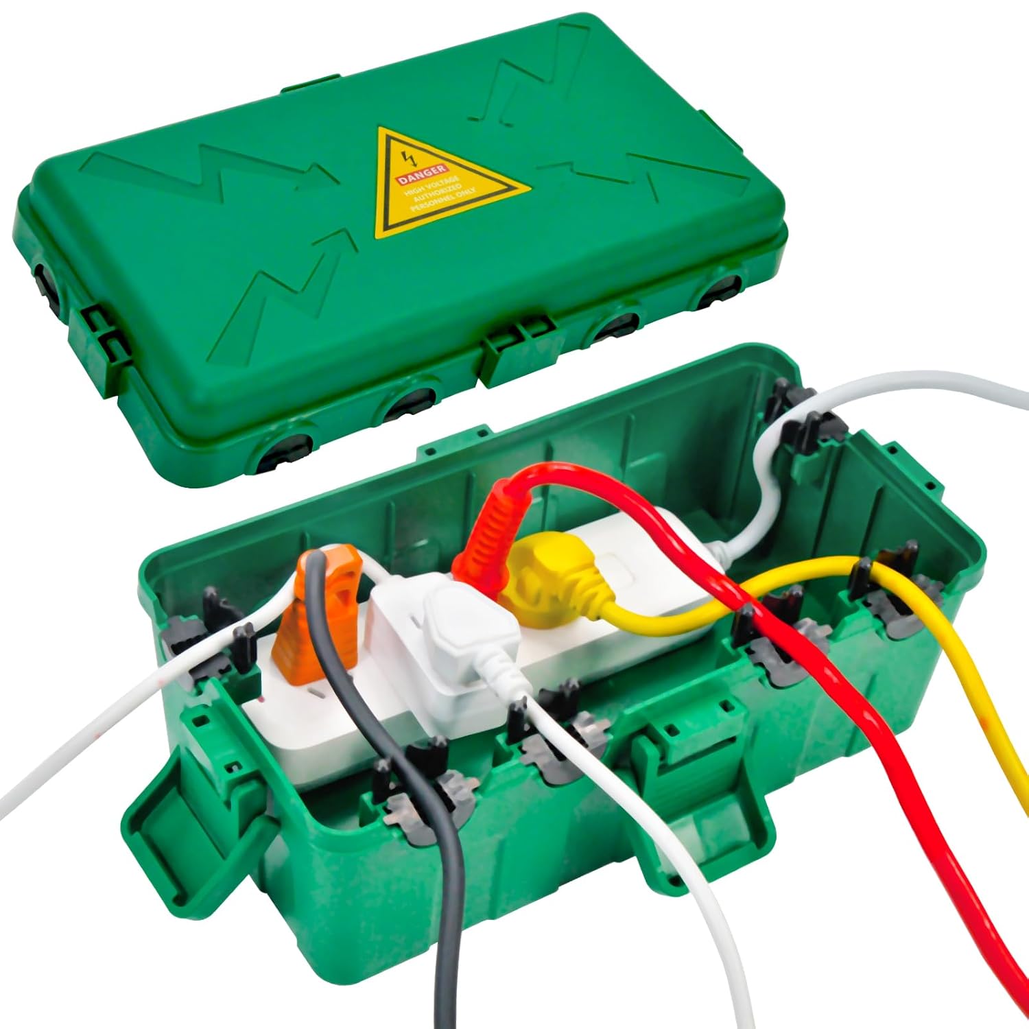 Hrensaw Medium Outdoor Electrical Box(10.6x5.7x5in), Weatherproof Connection Box...