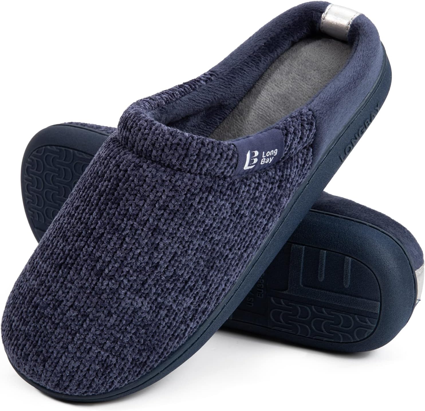 LongBay Ladies' Slippers, Special Chenille Knit House Shoes, Innovative Comfort...