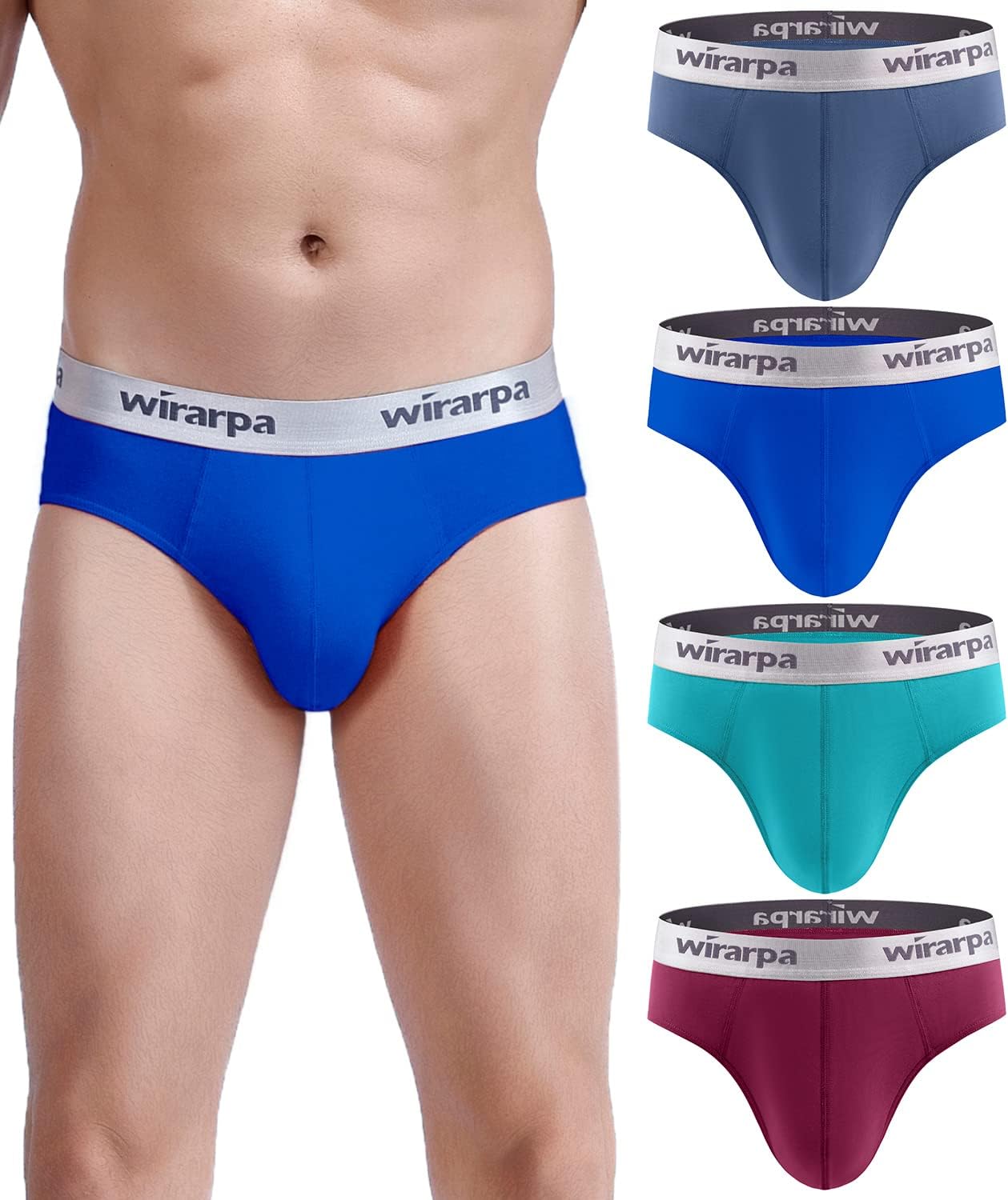 wirarpa Men's Briefs, Special Underpants with Cotton Soft Material, Innovative W...