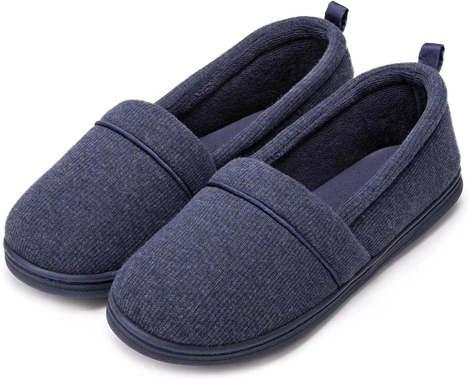 EverFoams Women's Memory Foam Comfort Knit House Shoes, Special Light Weight Ter...