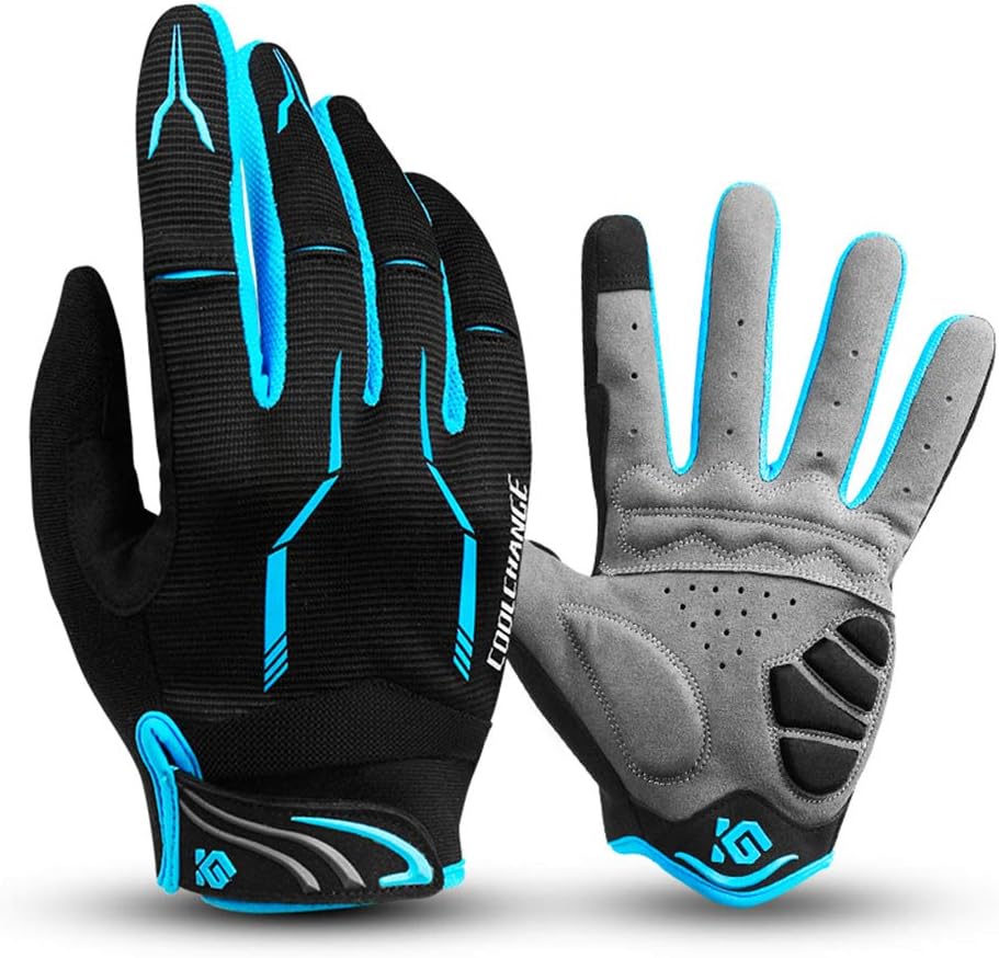 I Kua Fly Cycling Gloves Full Finger Mountain Bike...