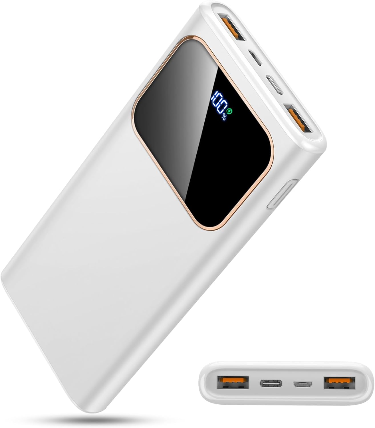 Power Bank Fast Charging 10000mAh, 22.5W Portable Charger USB C Input & Output P...