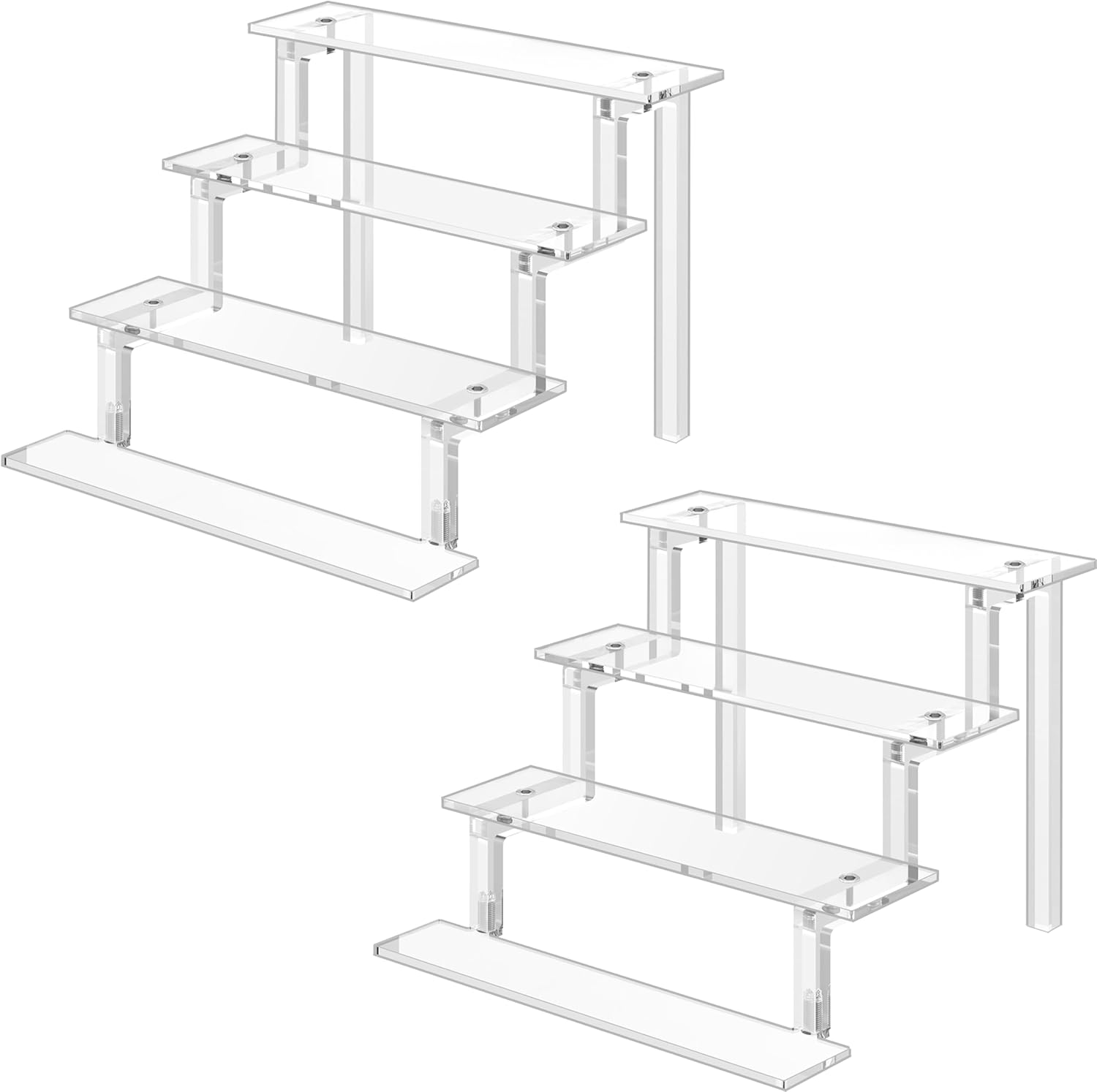 WINKINE Acrylic Display Stands, Special Perfume Stand Organizer, Innovative 4 Ti...