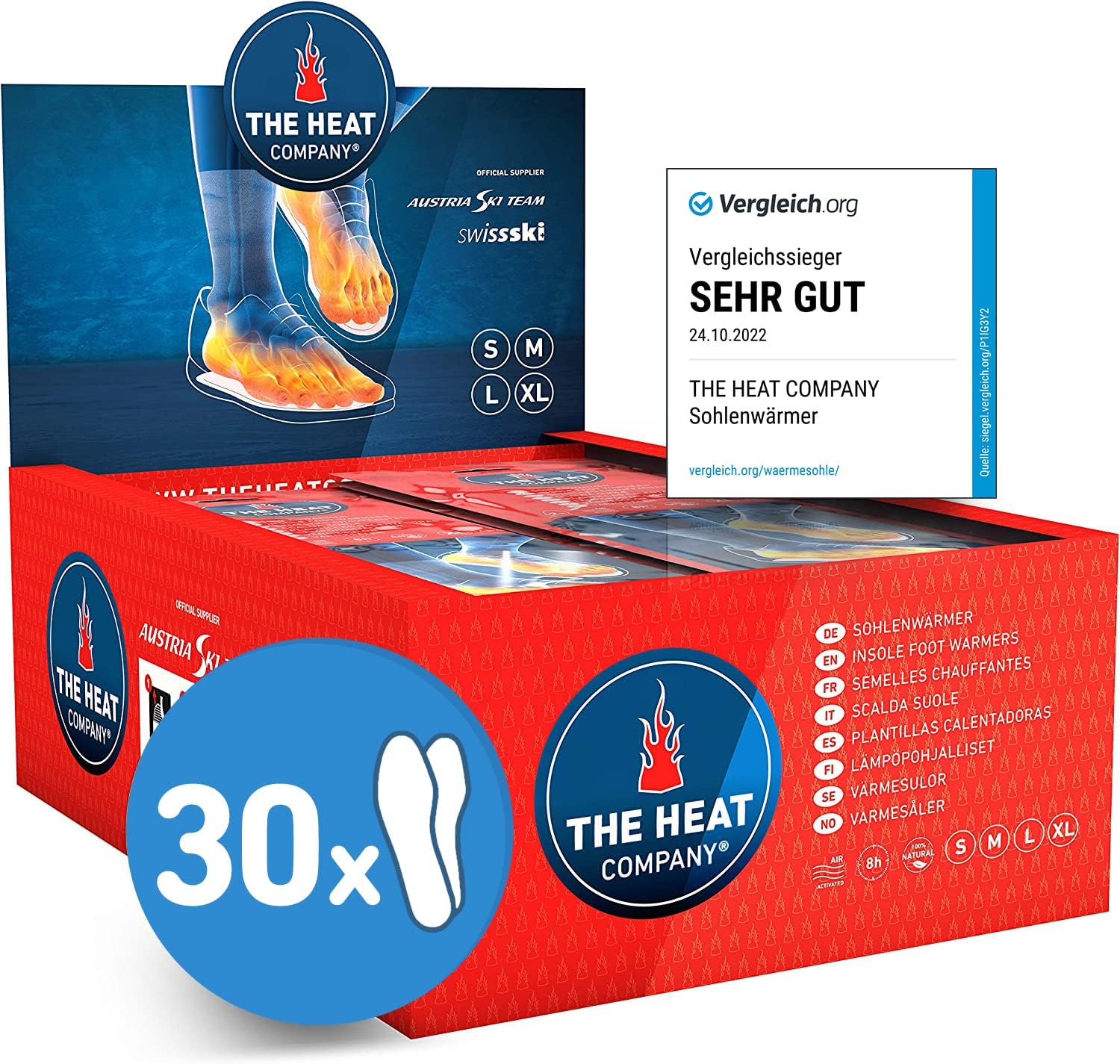 THE HEAT COMPANY Insole Foot Warmers, Special Warmers with EXTRA WARM Technology...