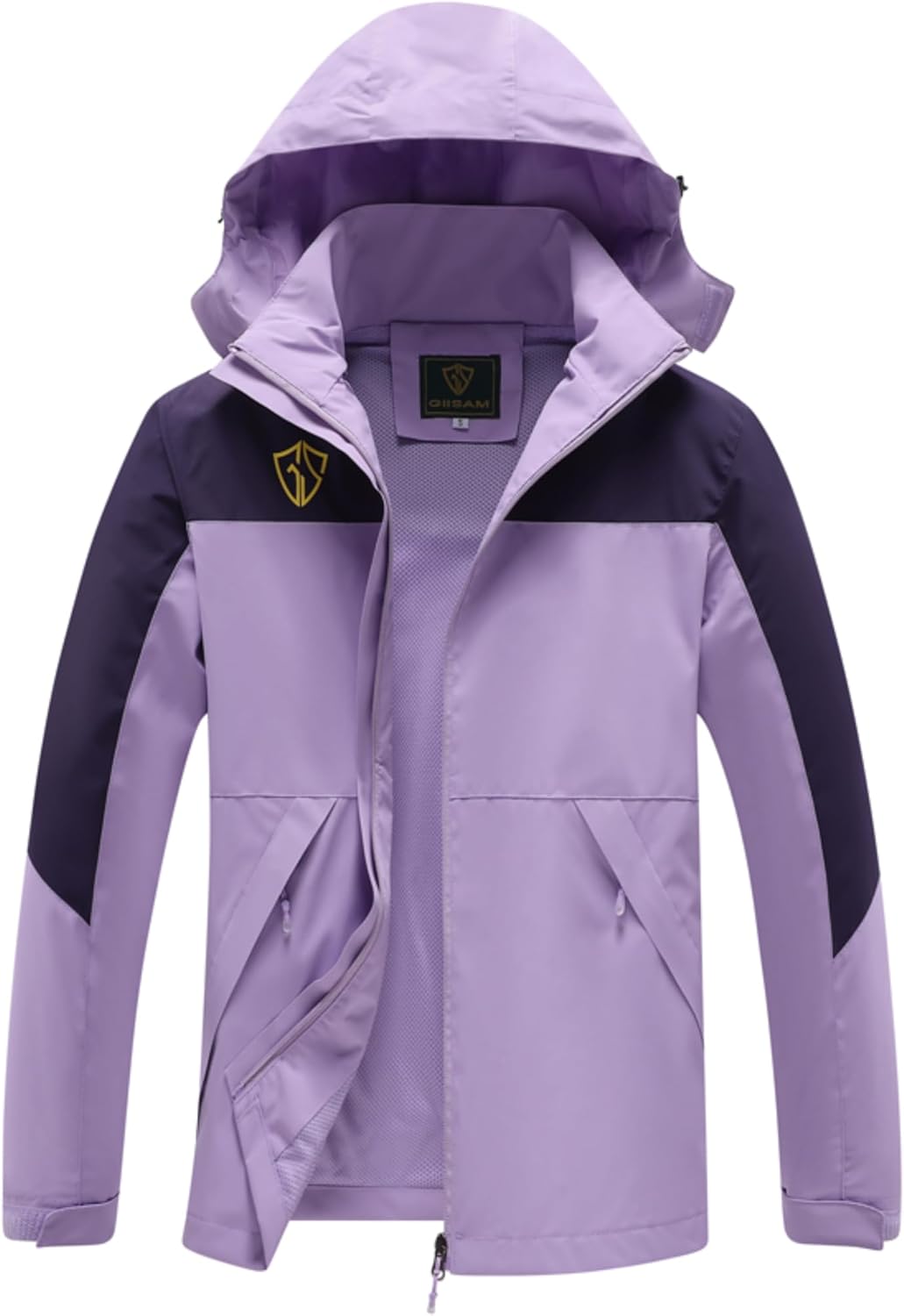 GIISAM Rain Jacket for Women, Women's Waterproof Lightweight Rain Jackets Packab...