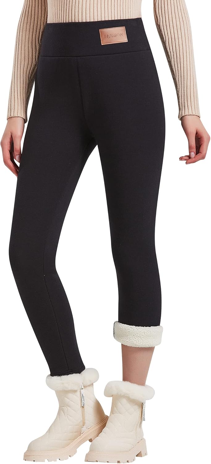 JK SUE JONES Women Winter Leggings, Special Warm Thick Thermal Fleece Lined Pant...