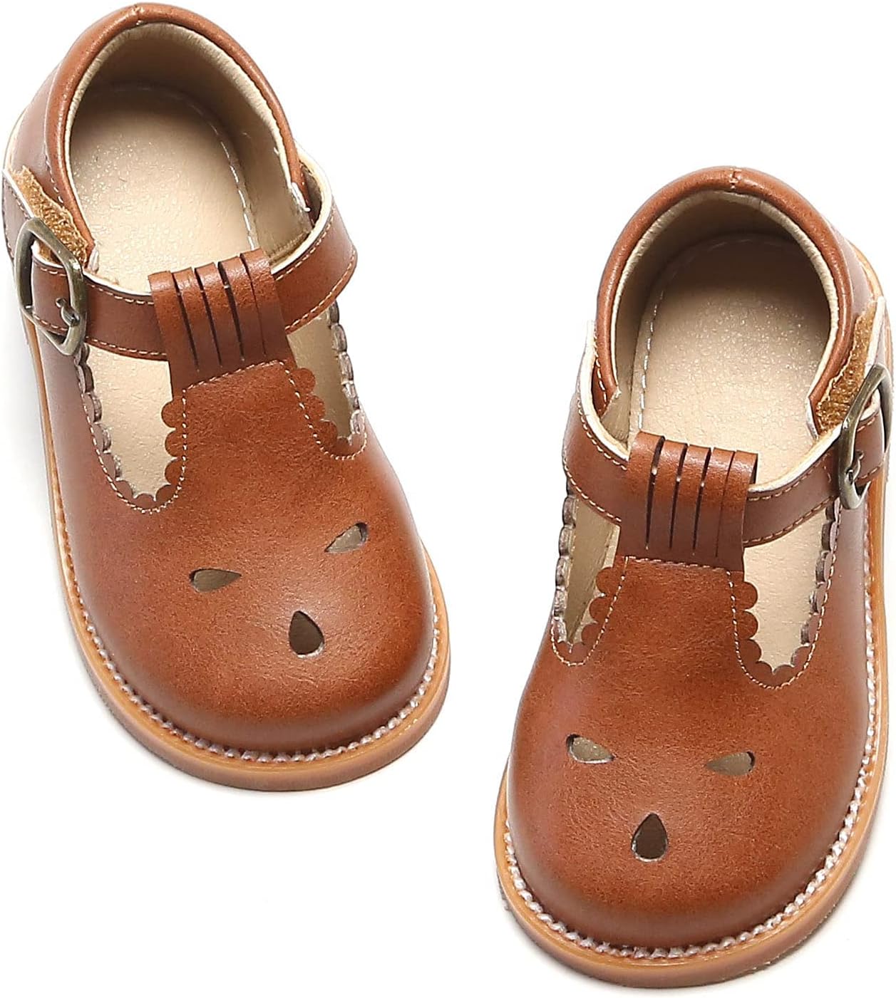 Otter MOMO Mary Jane Ballerina Flats Shoes, Special Toddler/Little Girls Slip-on...