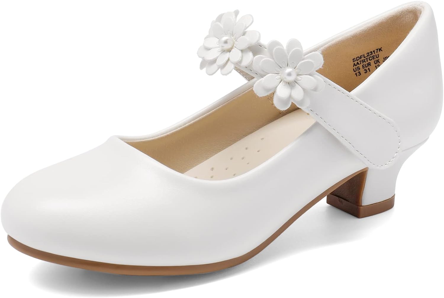DREAM PAIRS Girls Mary Jane Dress Shoes, Special Low Heels for Flower Party, Inn...