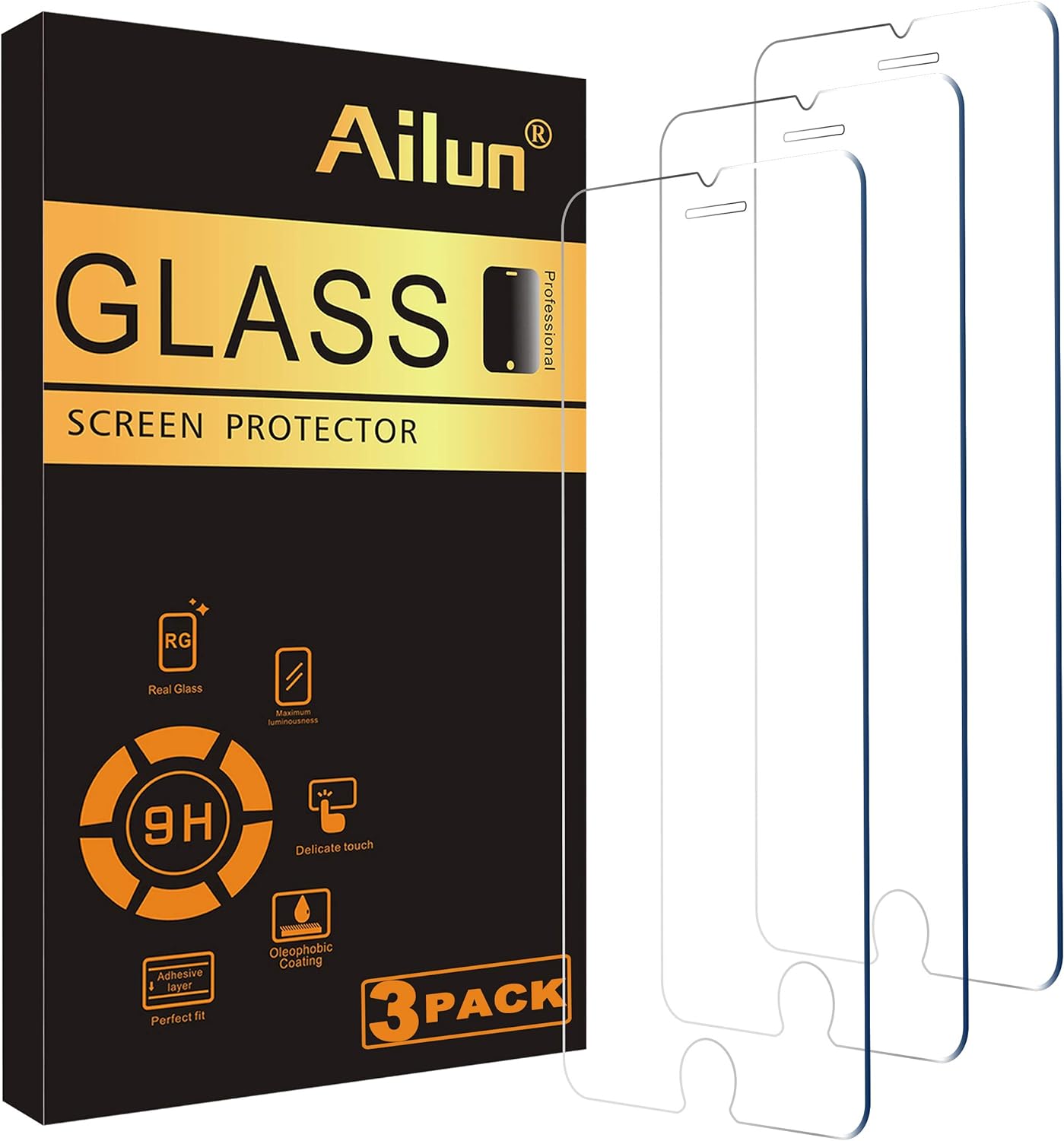 Ailun Screen Protector for iPhone SE 2020 2nd/2022...