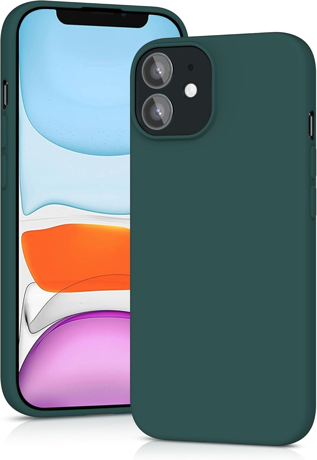 YATWIN Silicone Case for iPhone 11, Soft-Touch, Shockproof, DustProof, Antiskid...