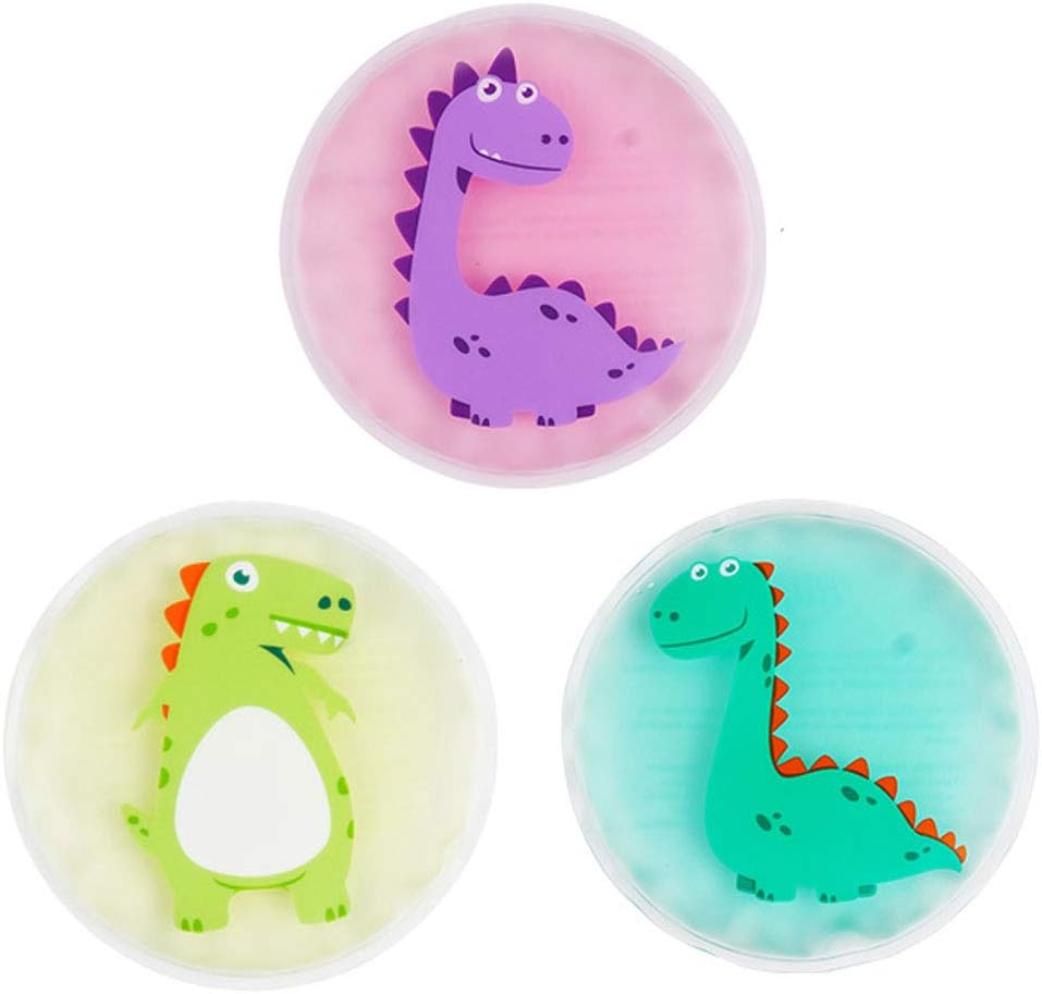 Hilph Kids Ice Packs for Boo Boos, Toddler Dinosaur Ice Pack Reusable Childrens...