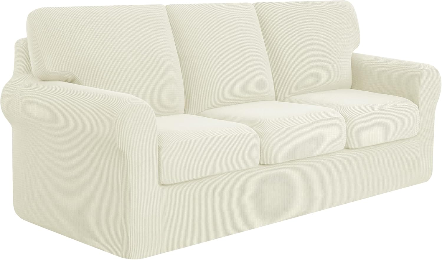 subrtex Slipcover Sets for Sofa, 7 Pieces Stretch Furniture Cover, Wear Resistan...