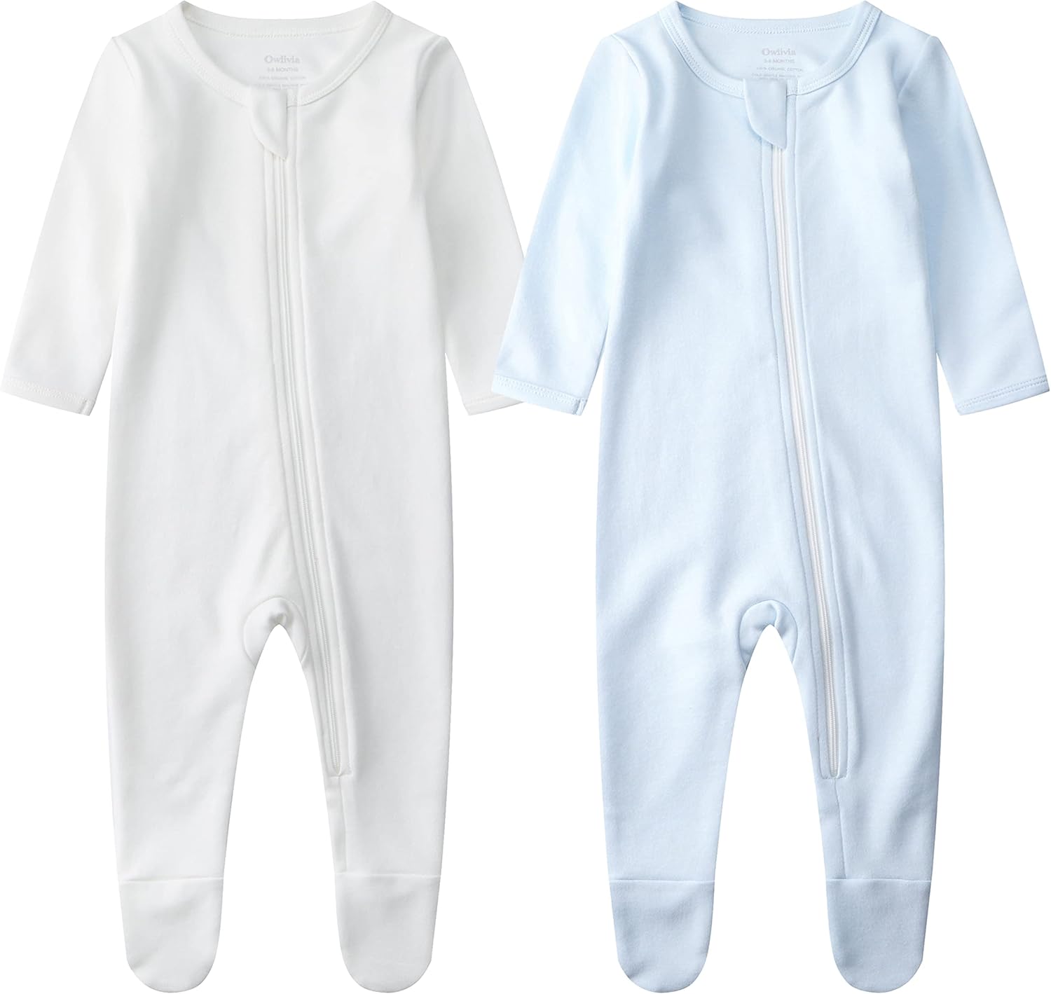 Owlivia Organic Cotton Pajamas, Special Baby Pajamas for Boys and Girls, Innovat...
