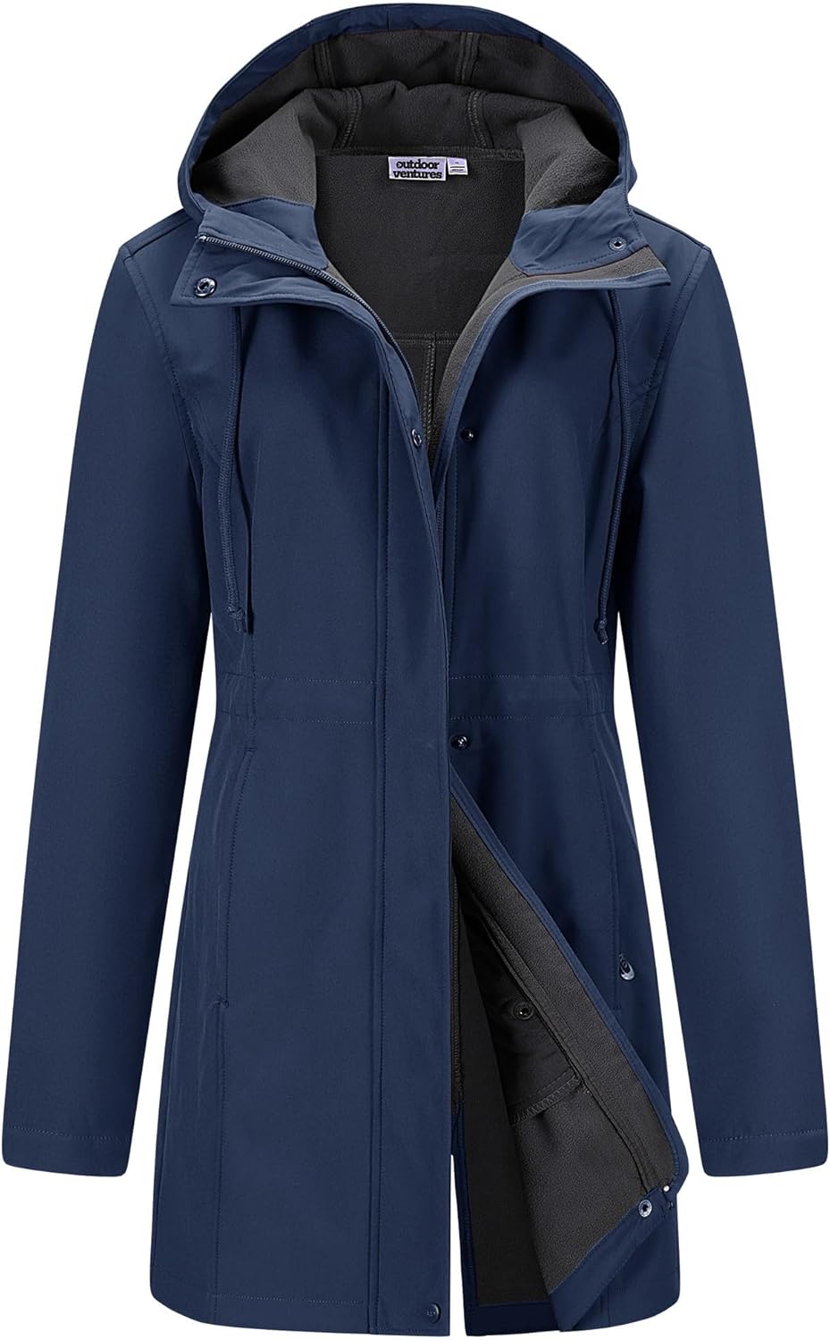 Outdoor Ventures Softshell Jacket Ladies Rain Jacket Functional Rain Coat Windbr...