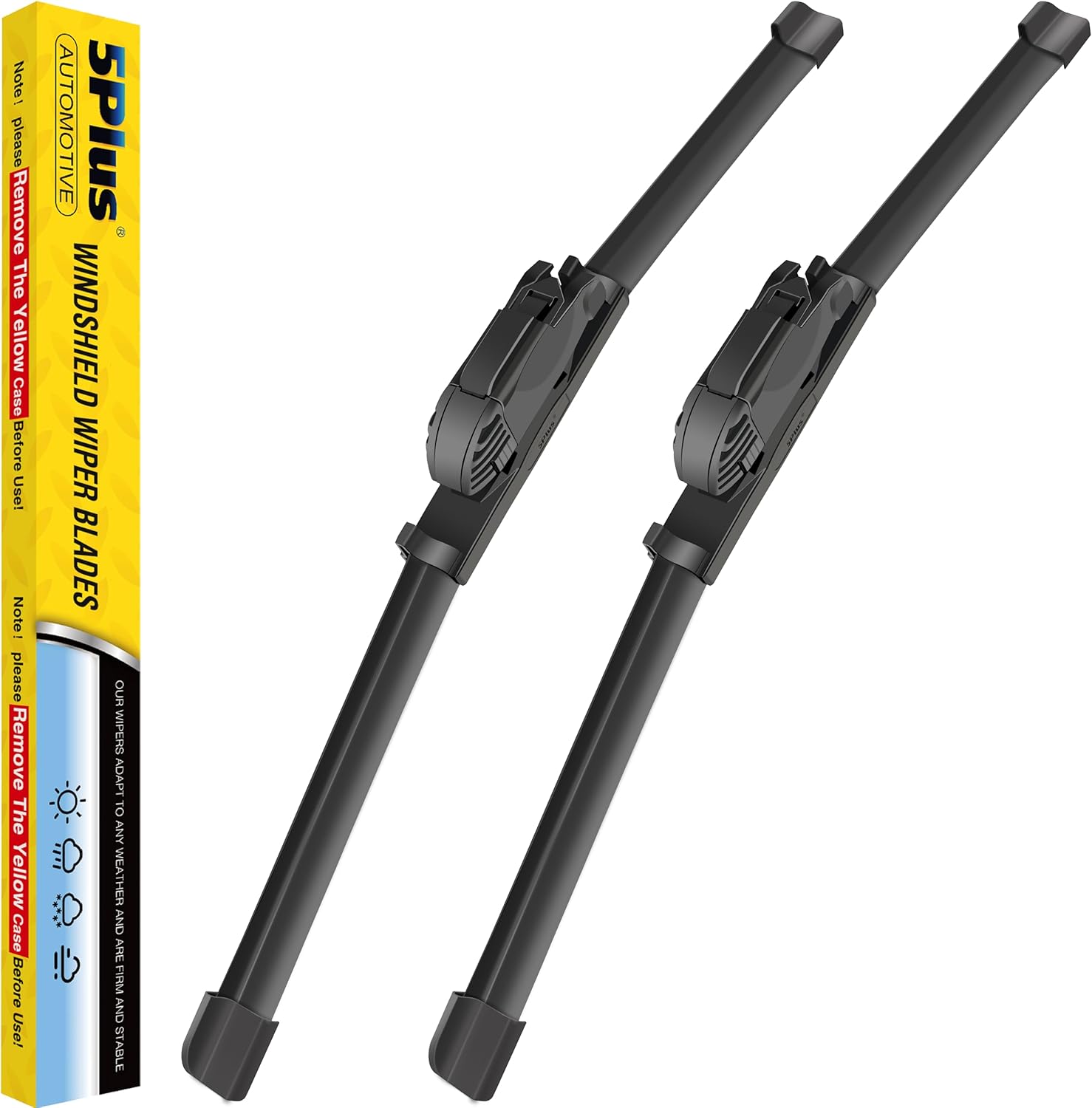 5 PLUS® Windshield Wiper Blades 22 Inch + 22 Inch (2 PACK), Automotive Replaceme...
