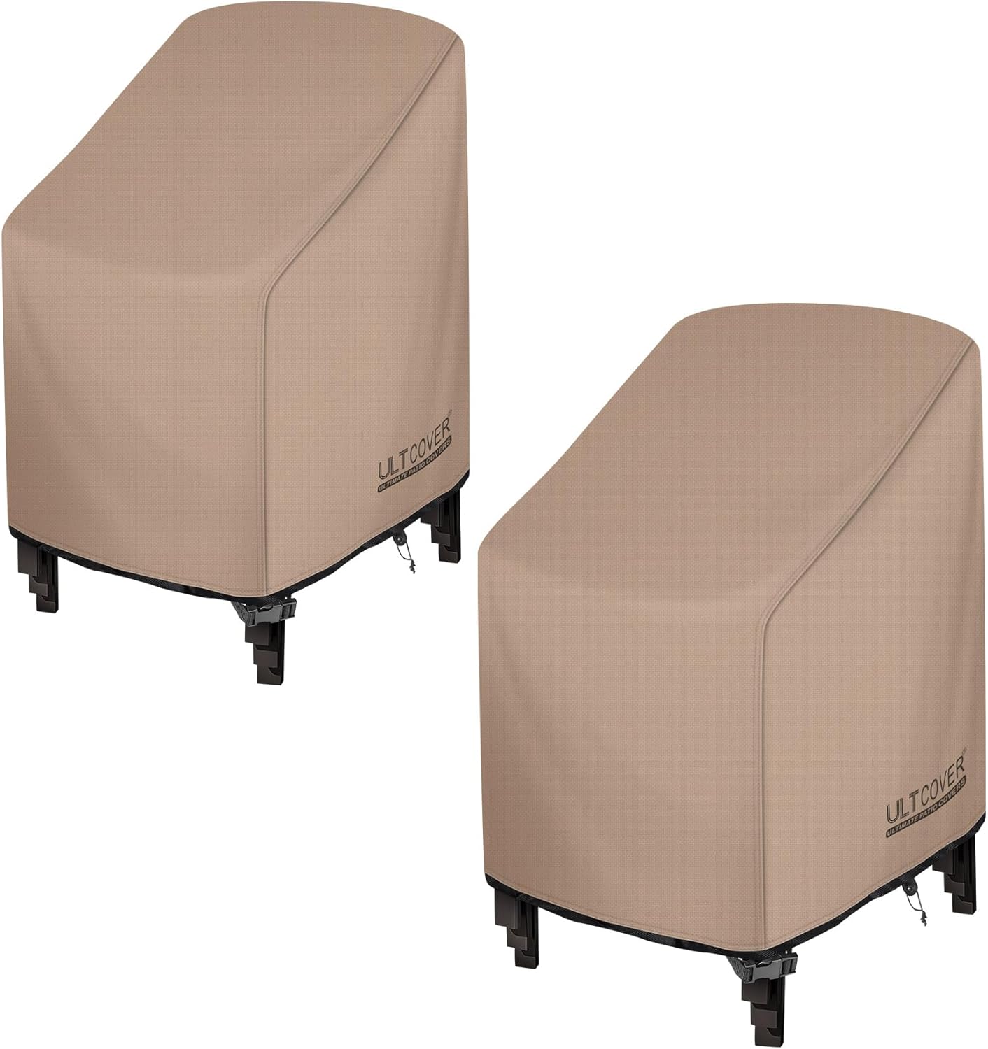 ULTCOVER Stackable Patio Chair Cover – Waterproof Outdoor Stack of Chairs Cover...