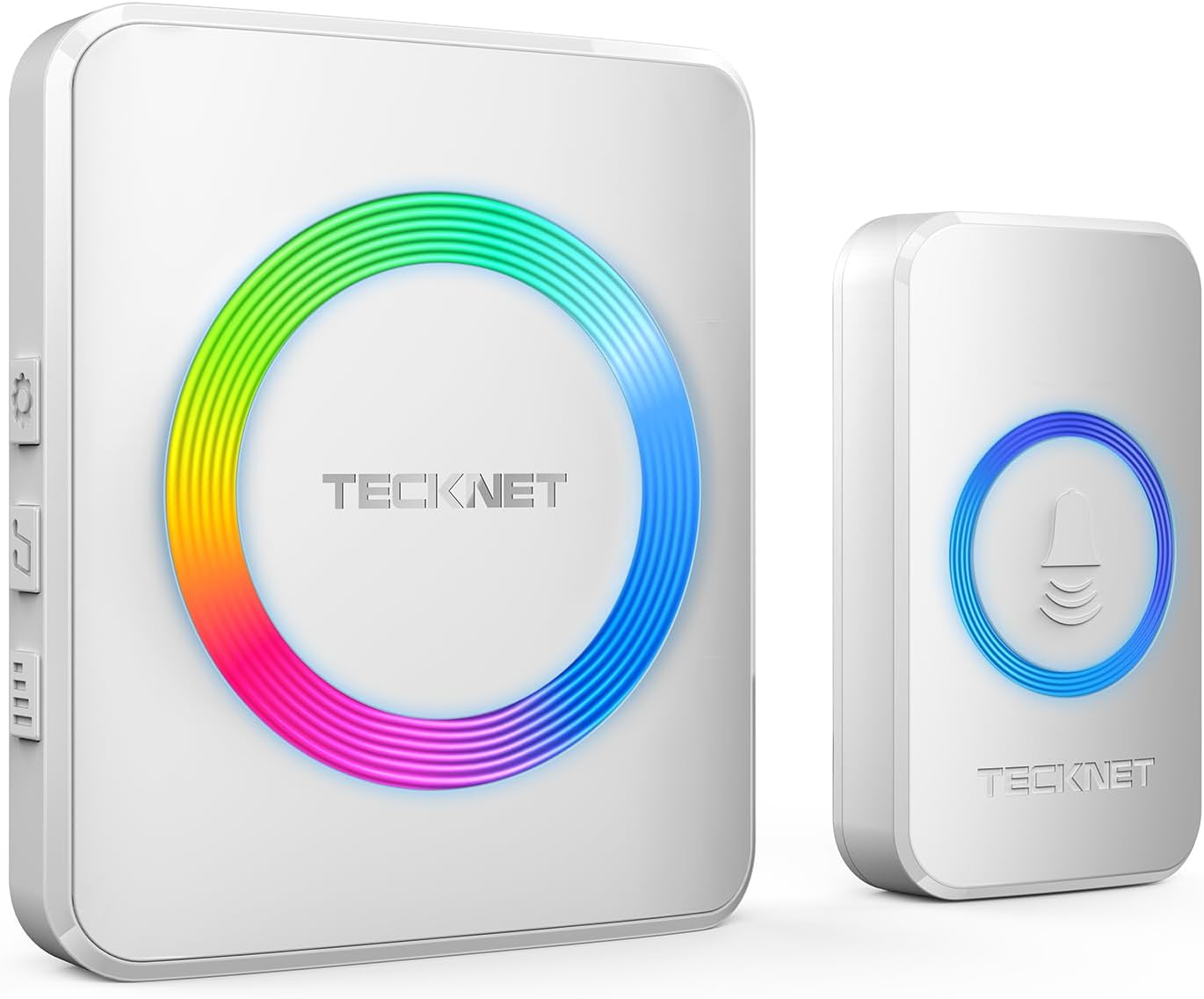 TECKNET Wireless Doorbells for Home, Classroom Doorbell 0-120dB 1300ft Range, IP...