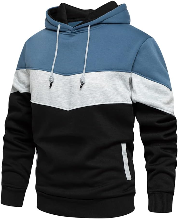 MANLUODANNI Men's Hoodies, Special Pullover Hooded Top, Stylish Casual Hoodie wi...