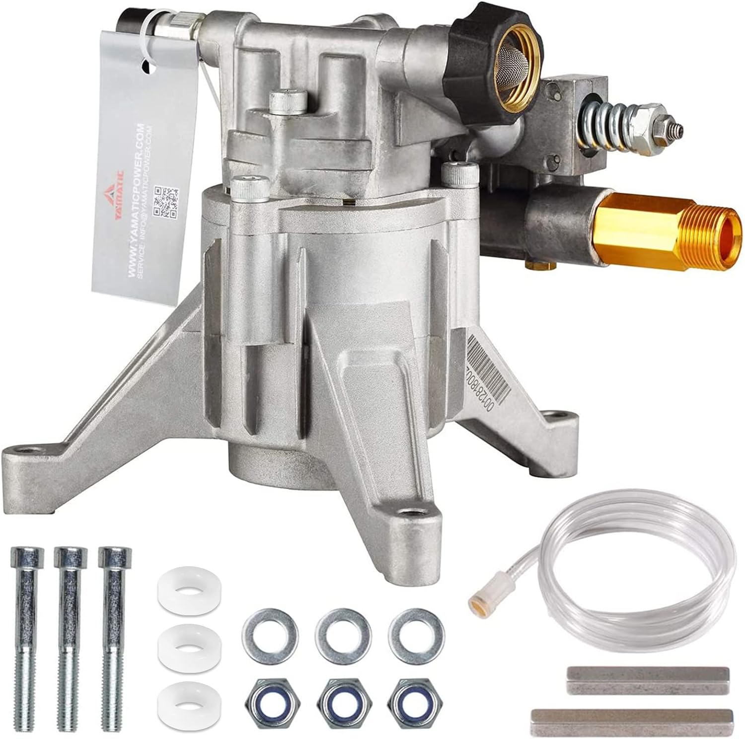 YAMATIC 7/8" Shaft Vertical Pressure Washer Pump 3000 PSI @ 2.5 GPM Replacement...