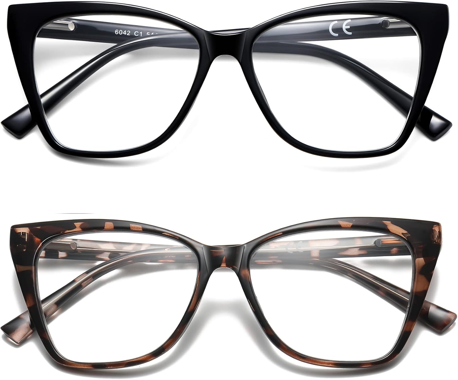 Oversized Reading Glasses Women Cat Eye Photochromic Computer Reader Stylish Lad...