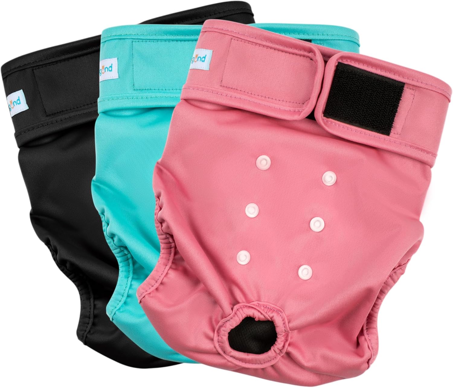 Paw Legend Washable Reusable Female Dog Period Diapers for Heat Doggie Puppy Dia...
