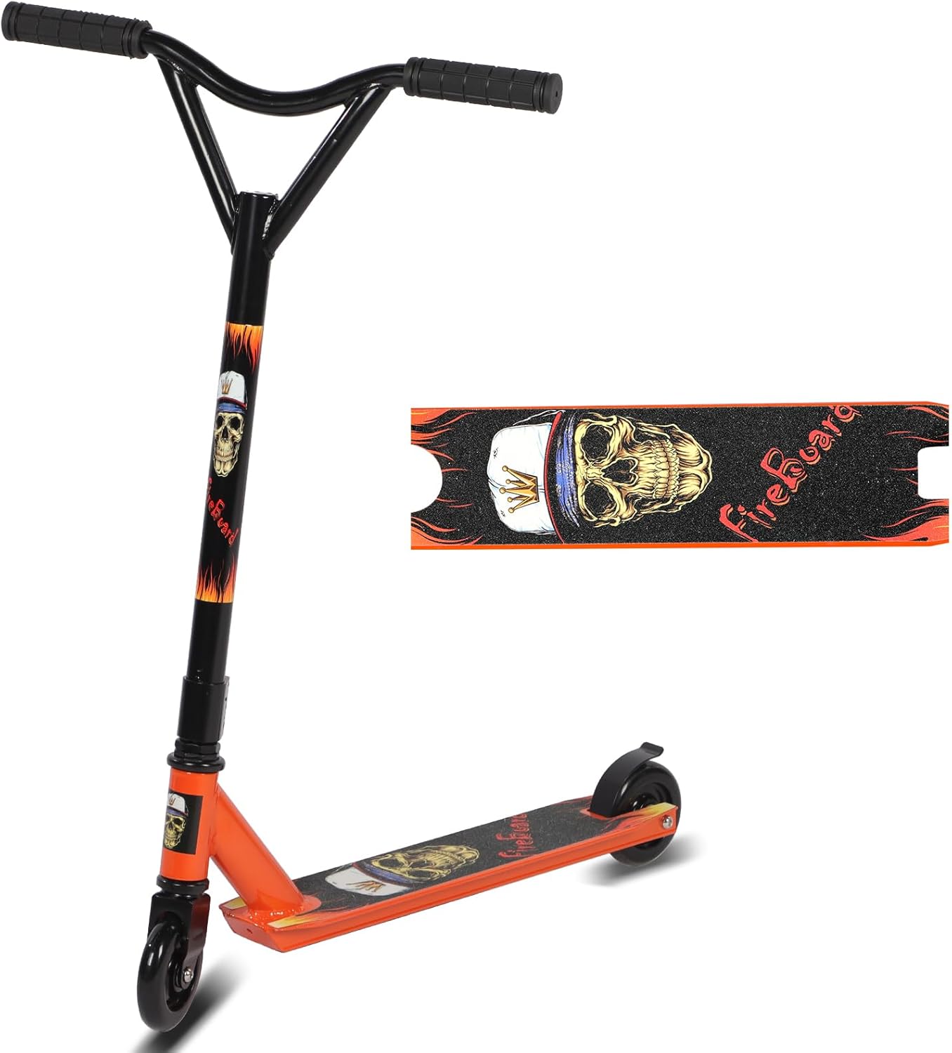 Pro Stunt Scooter, 360 Degree Spin Handlebar Trick Scooter Street Stunt Scooter...