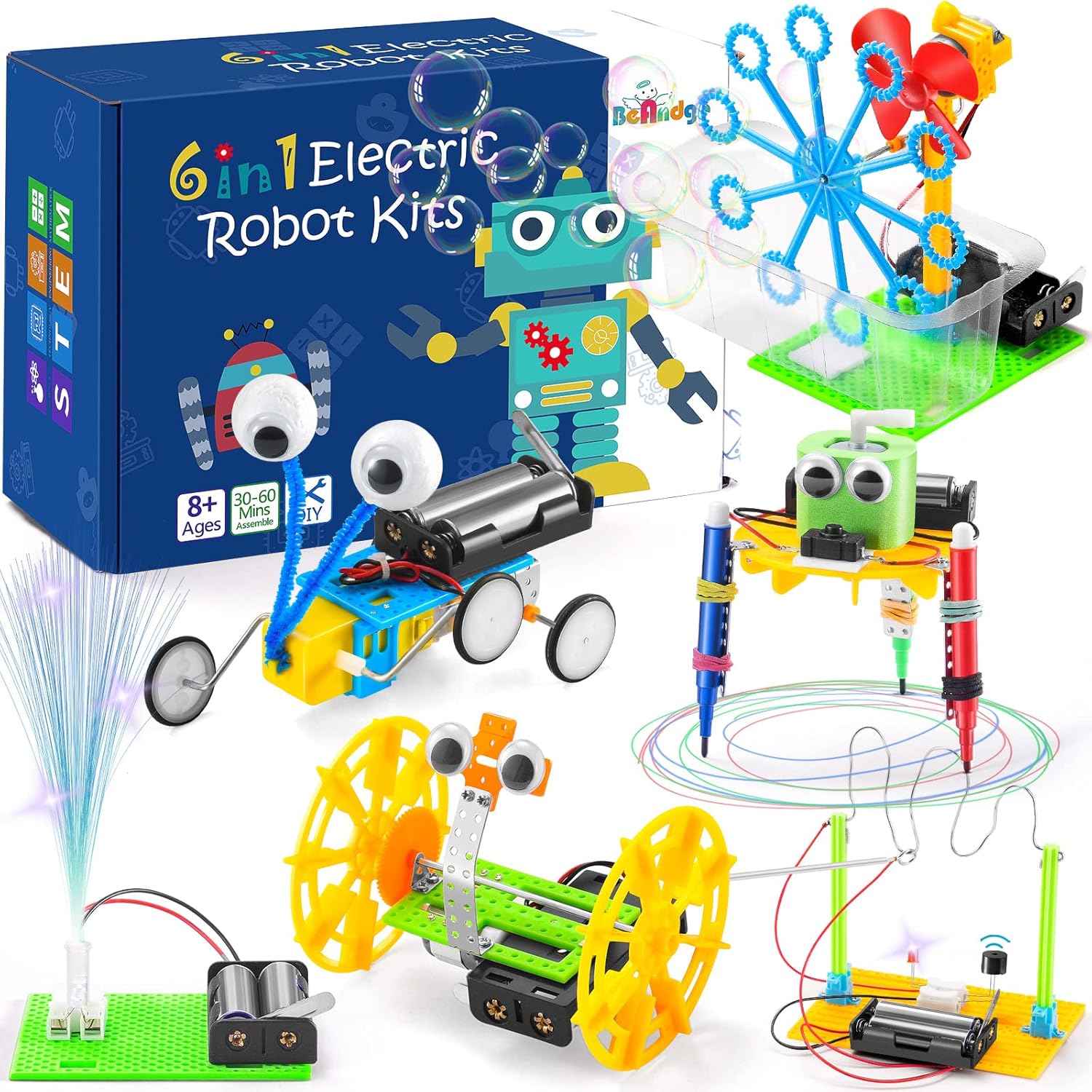 STEM Robotics Science Kits for Kids Age 8-12 8-10, Robot Building Kit STEM Toys...