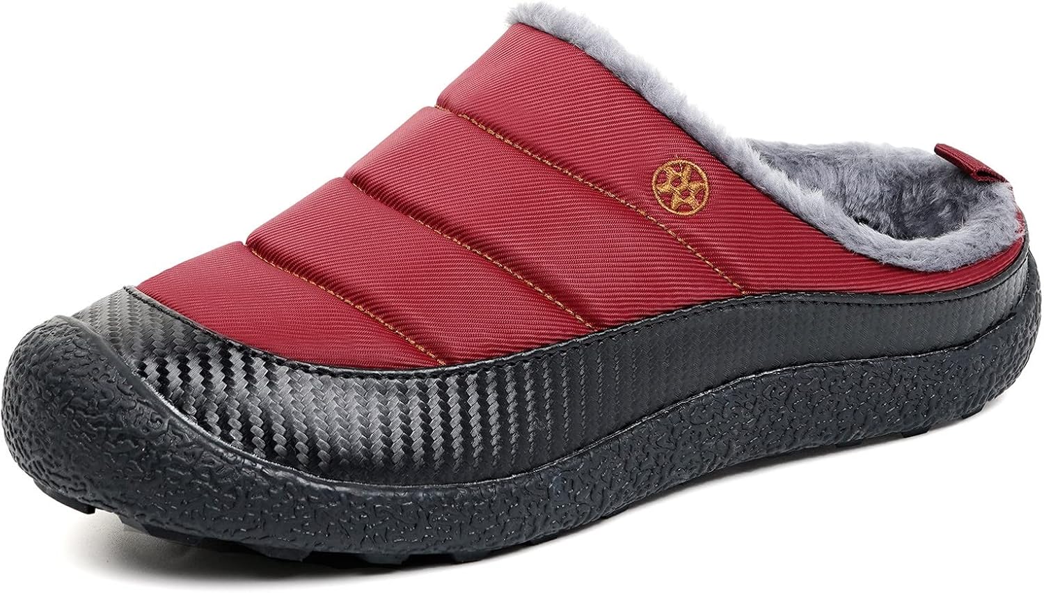 Gaatpot Winter Slippers, Special Fur Lined Warm Non-Slip Indoor Outdoor Housesho...