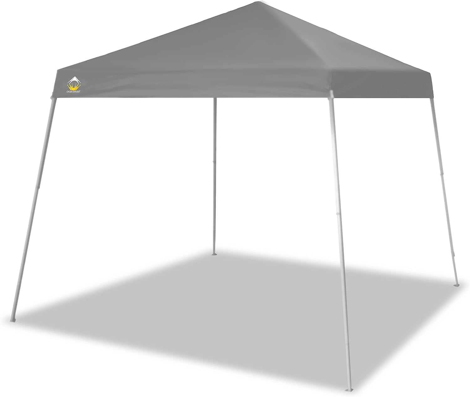 CROWN SHADES 8x8 Pop Up Canopy Tent, Slant Leg Outdoor Canopy with Carry Bag, Be...