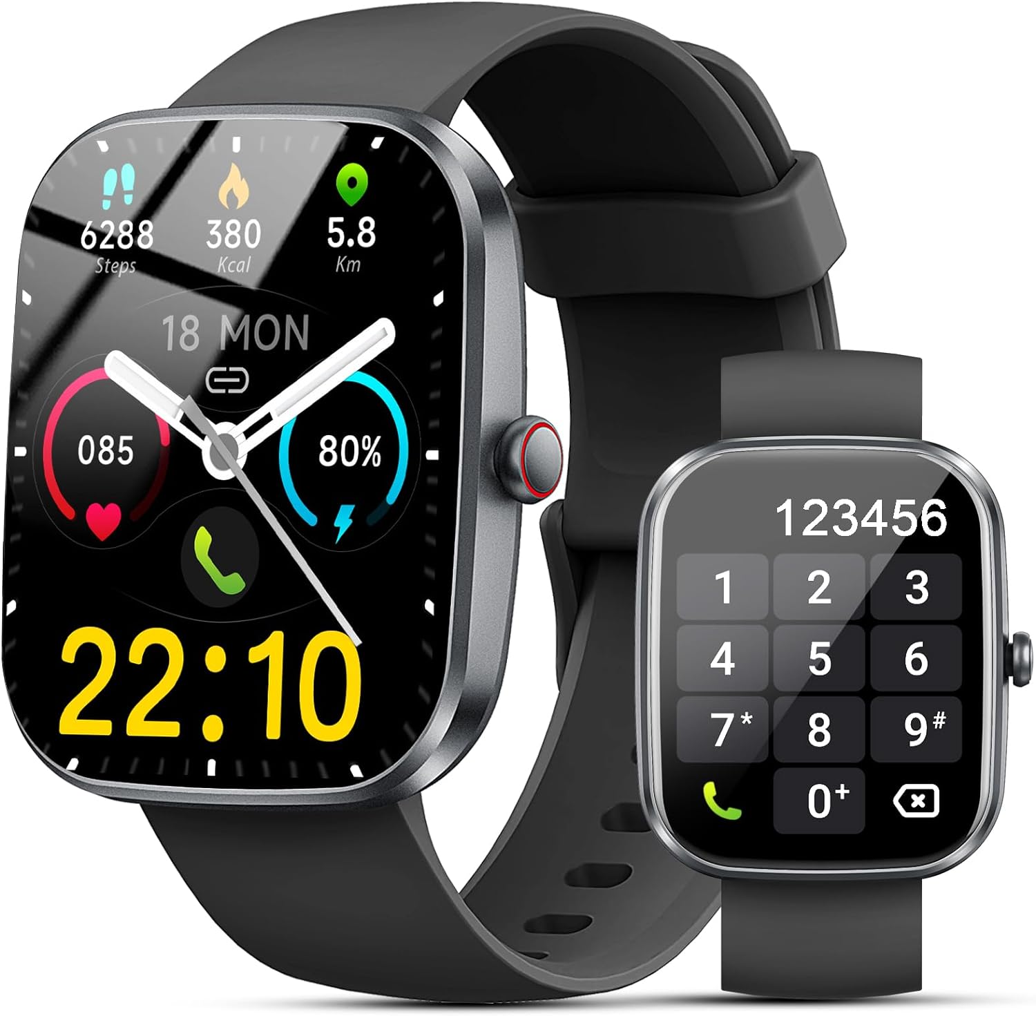 Smart Watch for Men Women, 1.91" HD Fitness Watch with Make/Answer Call, IP68 Wa...