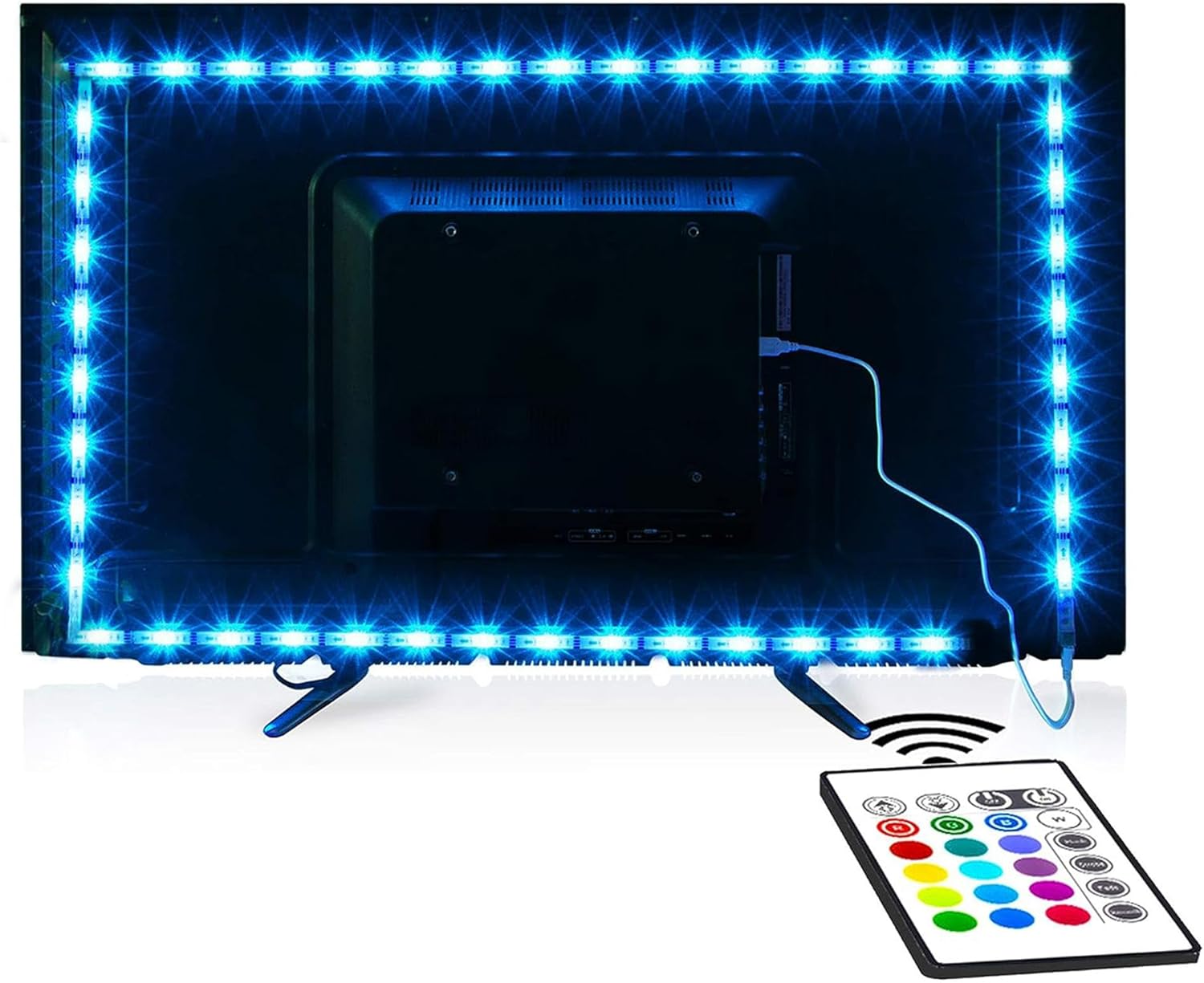 Tv Led Backlight, Maylit 8.2ft Led Strip Lights for 40-60in Tv, USB Powered Tv L...