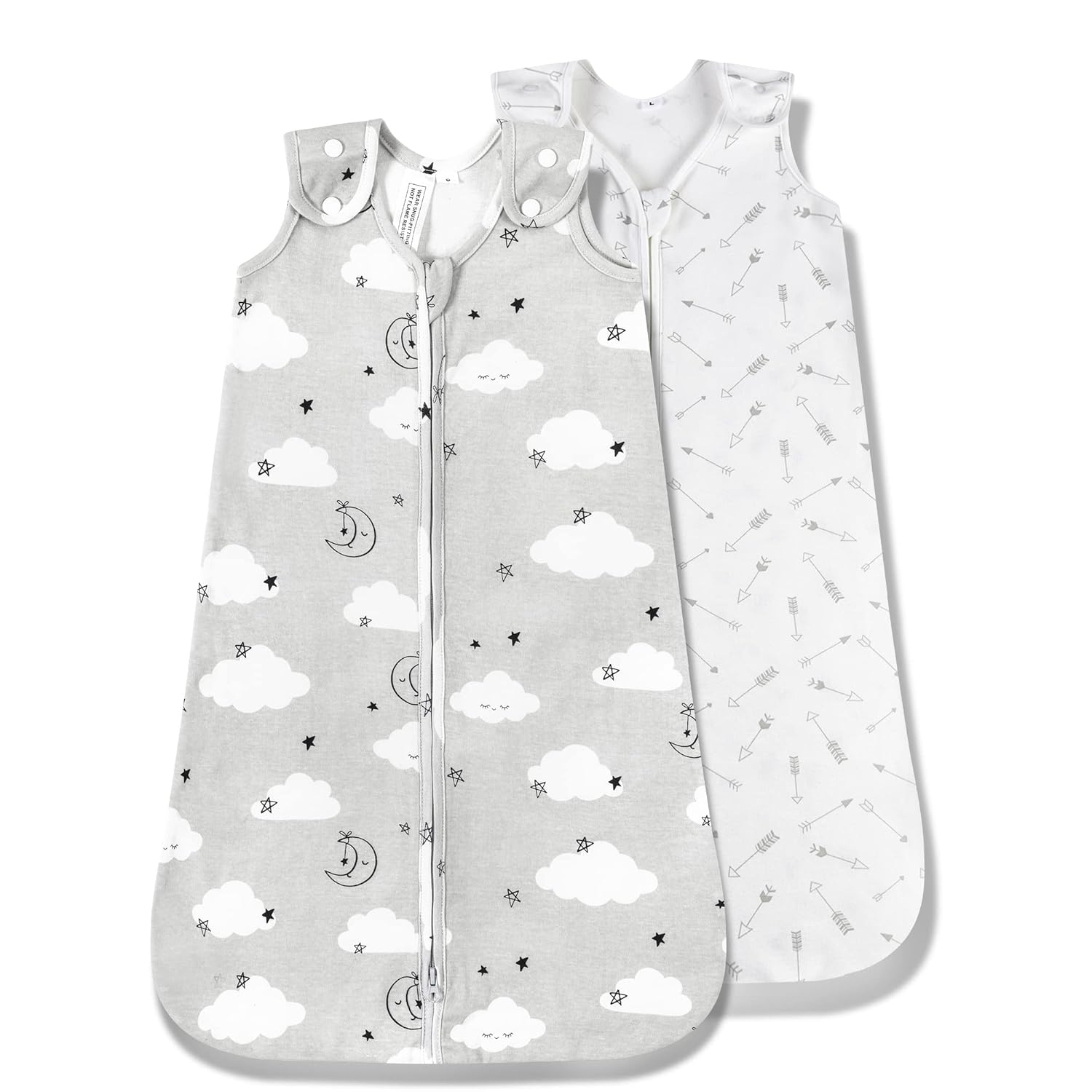 TILLYOU Cotton Sleep Sack, Special Baby Wearable Blanket with TOG 1 Rating, Inno...