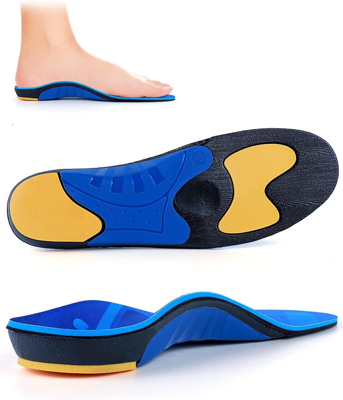 TOPSOLE Orthotic Insoles, Special Arch Support Insoles for Plantar Fasciitis, In...