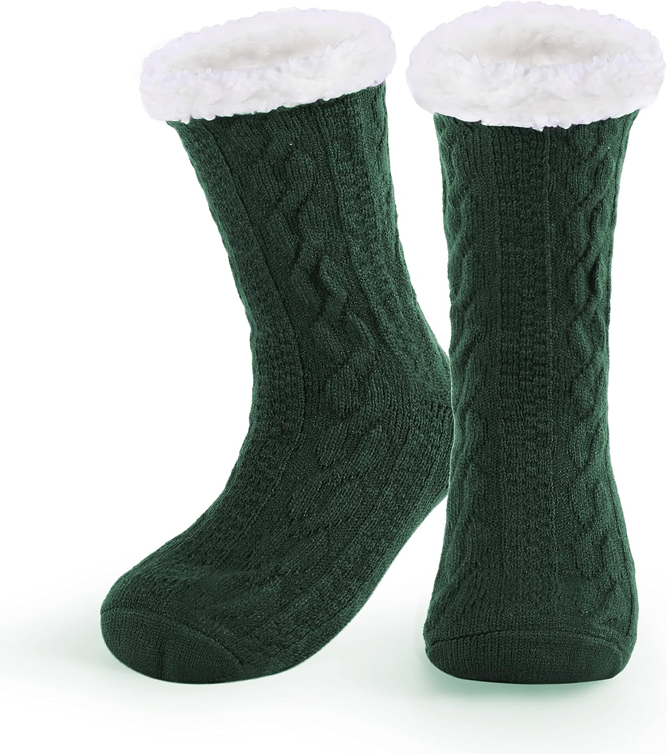 WYTartist Mens Slipper Socks with Grips Super Soft Warm Cozy Fuzzy Fleece-lined...
