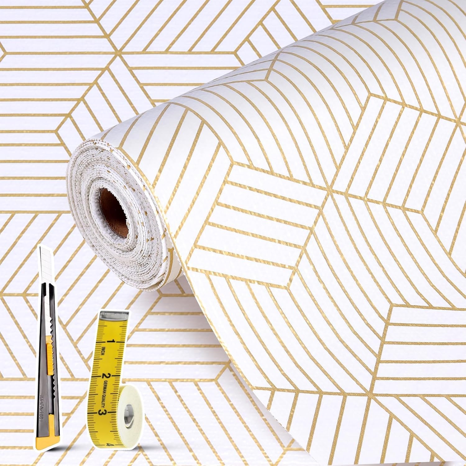 Shelf Liners for Kitchen Cabinets Non Adhesive Shelf Liner Paper Non-Slip Thicke...