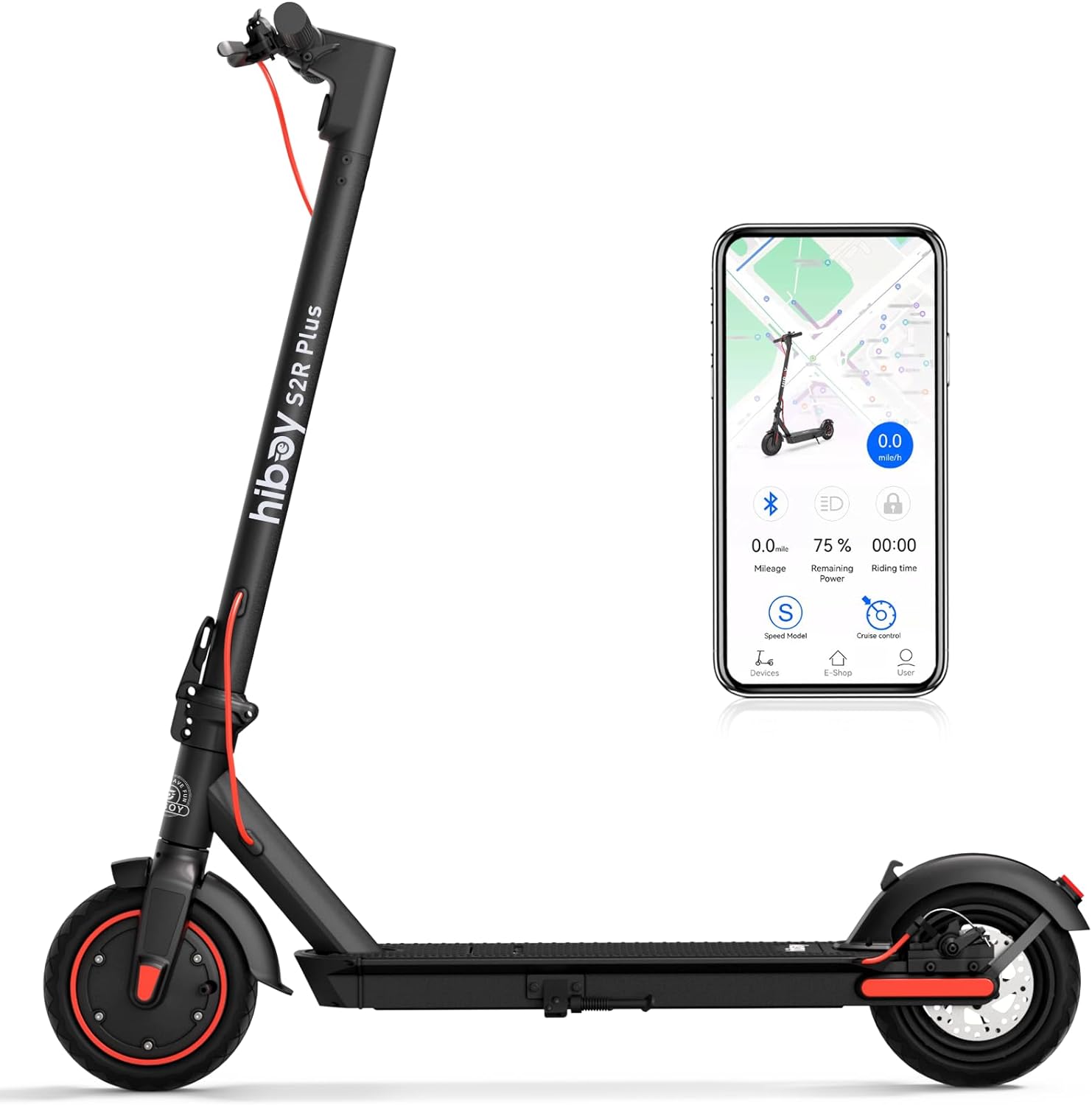 Hiboy S2/S2R Plus Electric Scooter, 8.5"/9" Tires,...