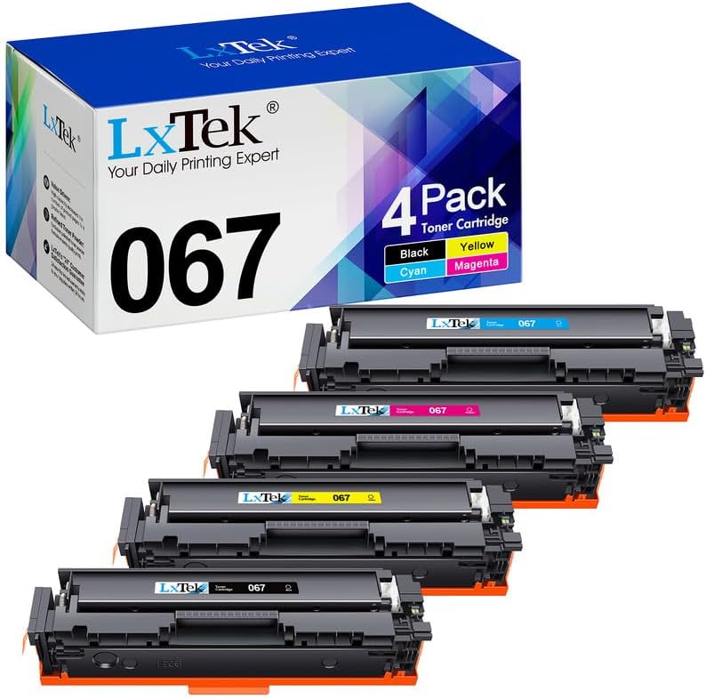 067 Toner Cartridge Set, Premium Replacement for Canon 067 067H, High-Quality To...