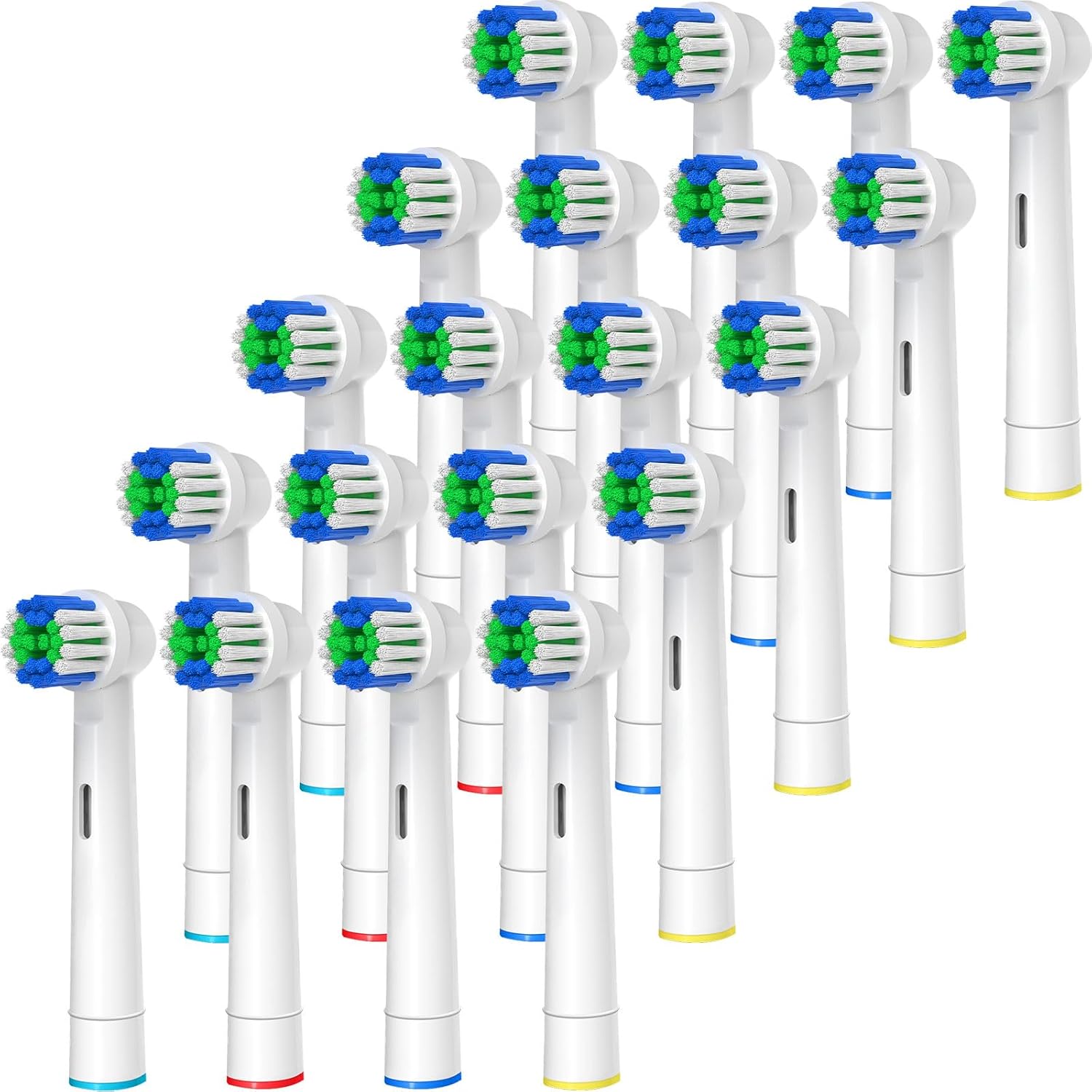 Replacement Toothbrush Heads Compatible with Oral-B Braun, 20 Pcs Professional E...