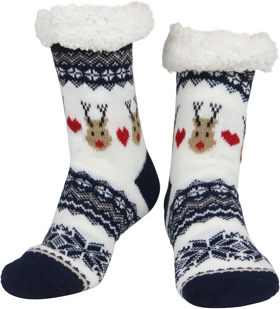 Cozy Slipper Socks, Special Winter Non Slip Thick Fuzzy Socks for Women, Innovat...