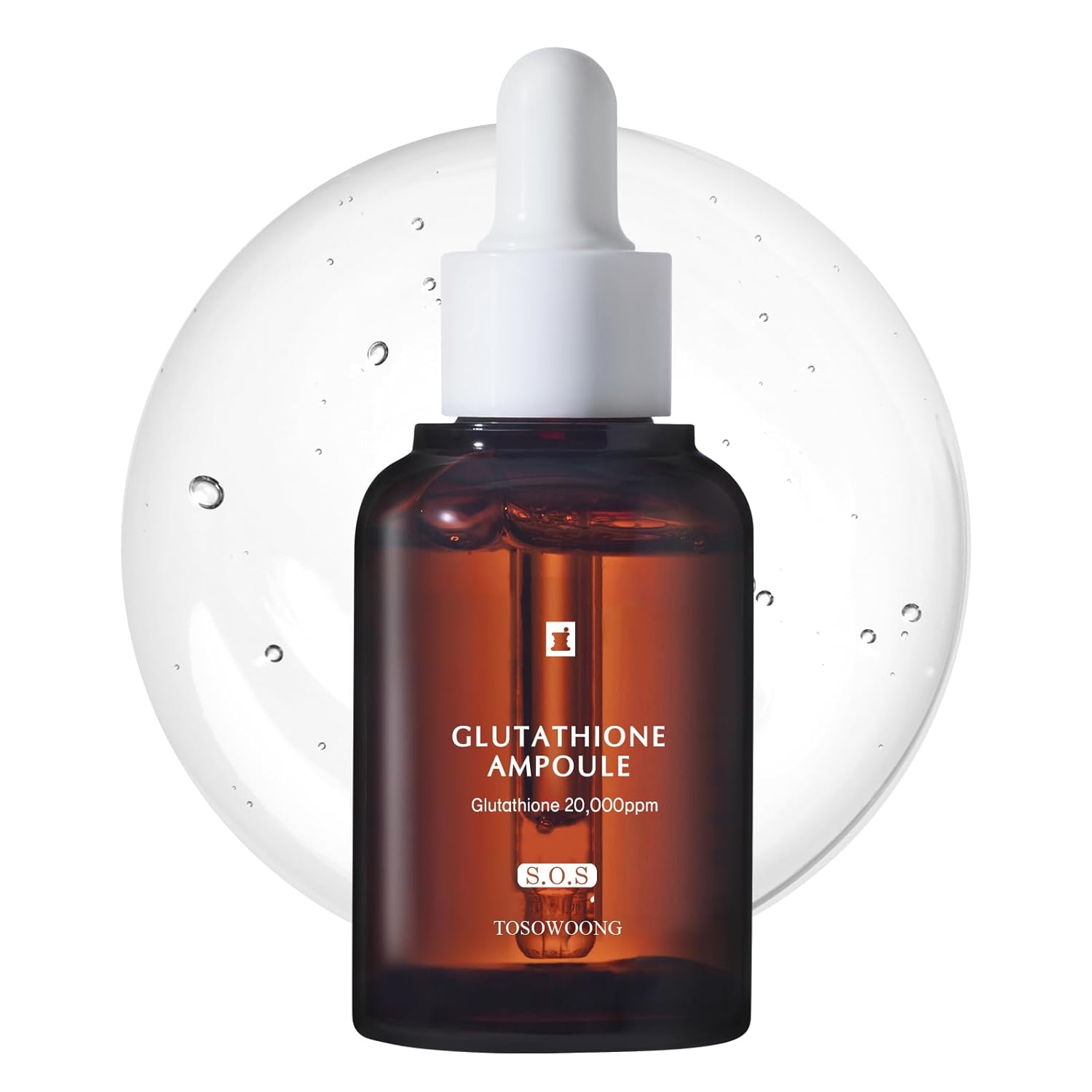 Glutathione Serum with 20,000ppm Glutathione, Niacinamide and hyaluronic acid, D...
