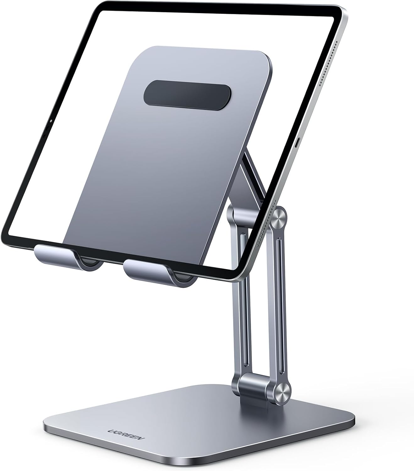 UGREEN iPad Stand, Innovative Tablet Holder Desk Accessory, Adjustable Height Po...