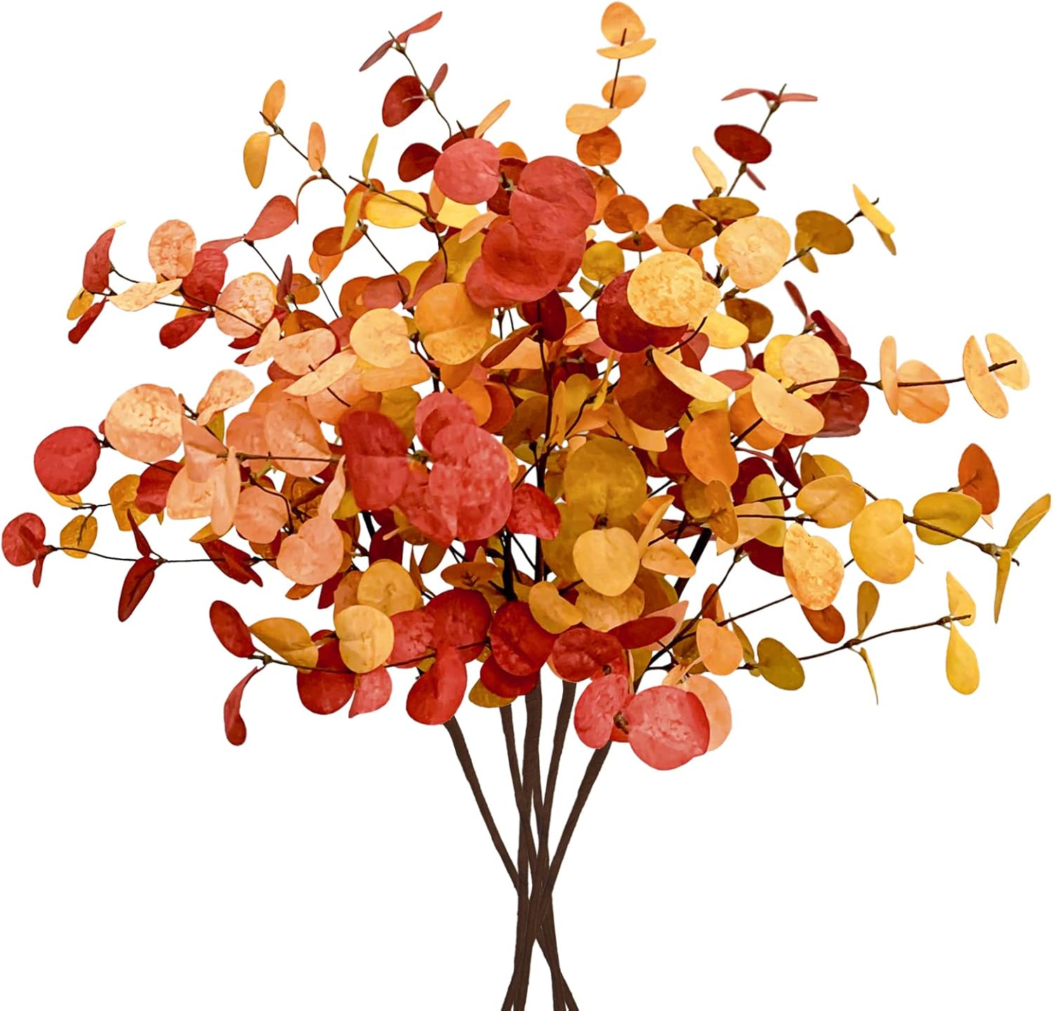 Agusbagli Artificial Eucalyptus Leaves, Special 28'' Tall Fall Flowers, Innovati...