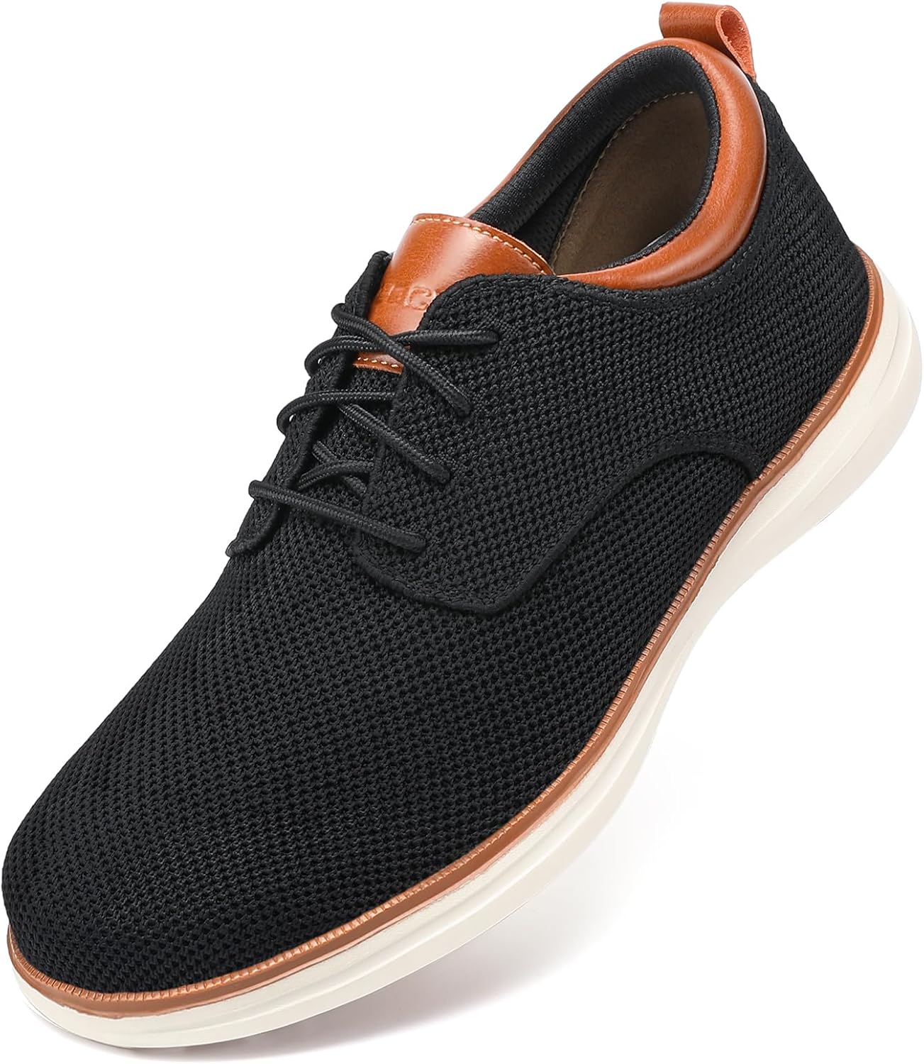 VILOCY Men's Wide Casual Dress Oxfords Business Shoes Fashion Sneakers Mesh Brea...