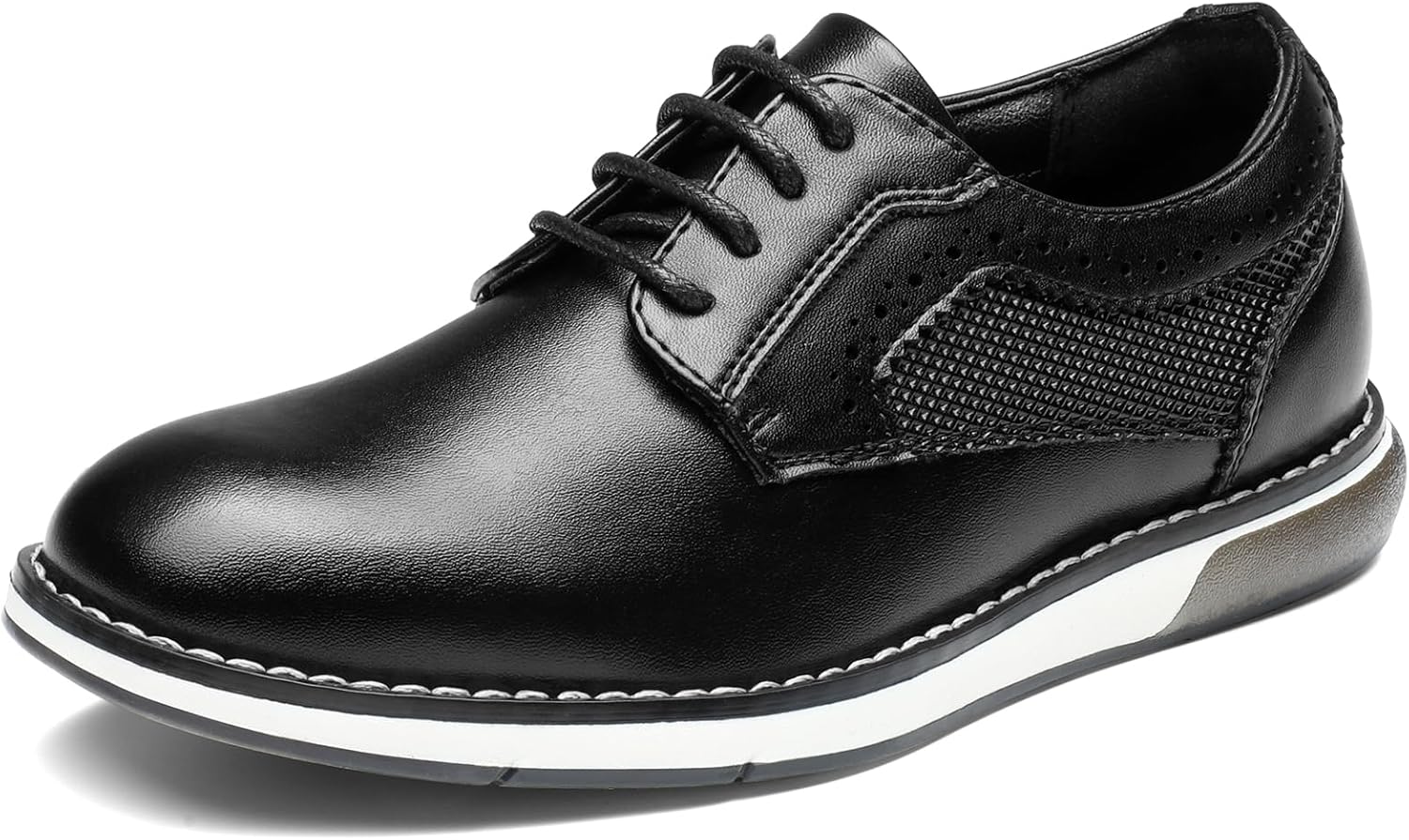 Bruno Marc Boy's Casual Dress Oxford Comfort Uniform Formal Sneaker Shoes 5 Big...