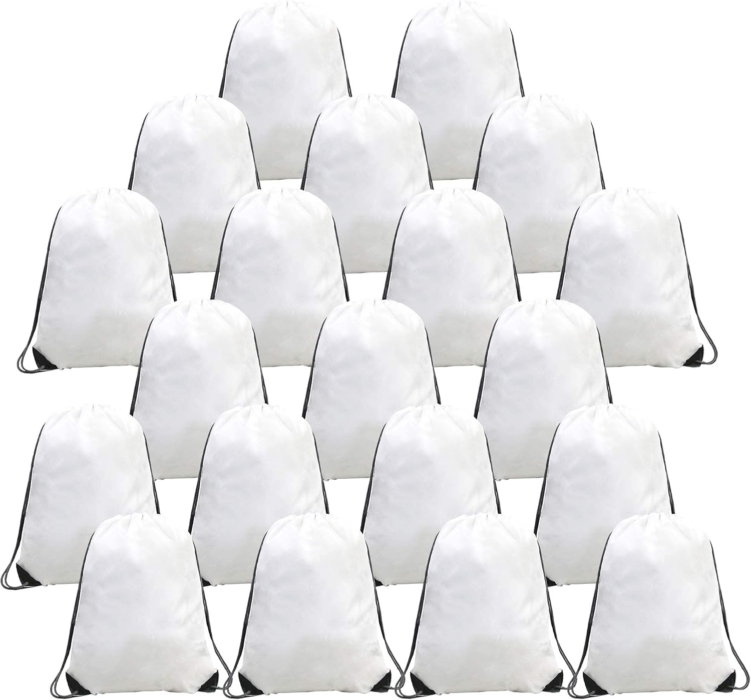BeeGreen Drawstring Bags Backpacks Bulk, Special Gym Cinch Bags with 20 Pieces,...