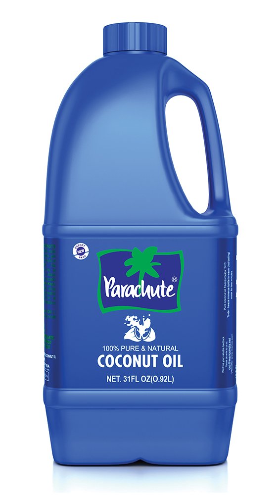 Parachute 100% Pure and Natural Unrefined Coconut Oil | No Chemicals & Added Pre...
