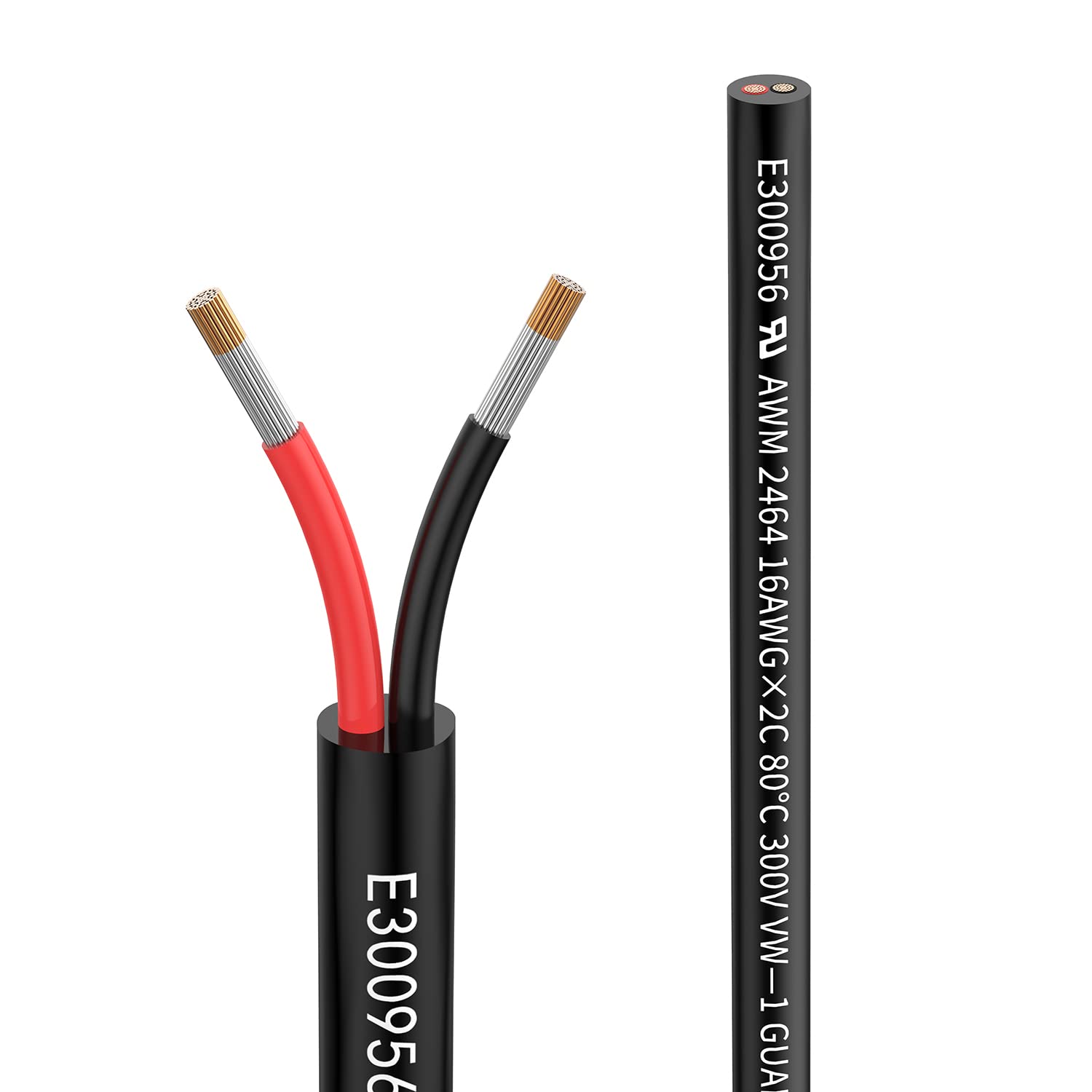 16awg 2×1.3mm² Electrical Wire, Special 20M 2 Conductor Extension Cable, Innovat...