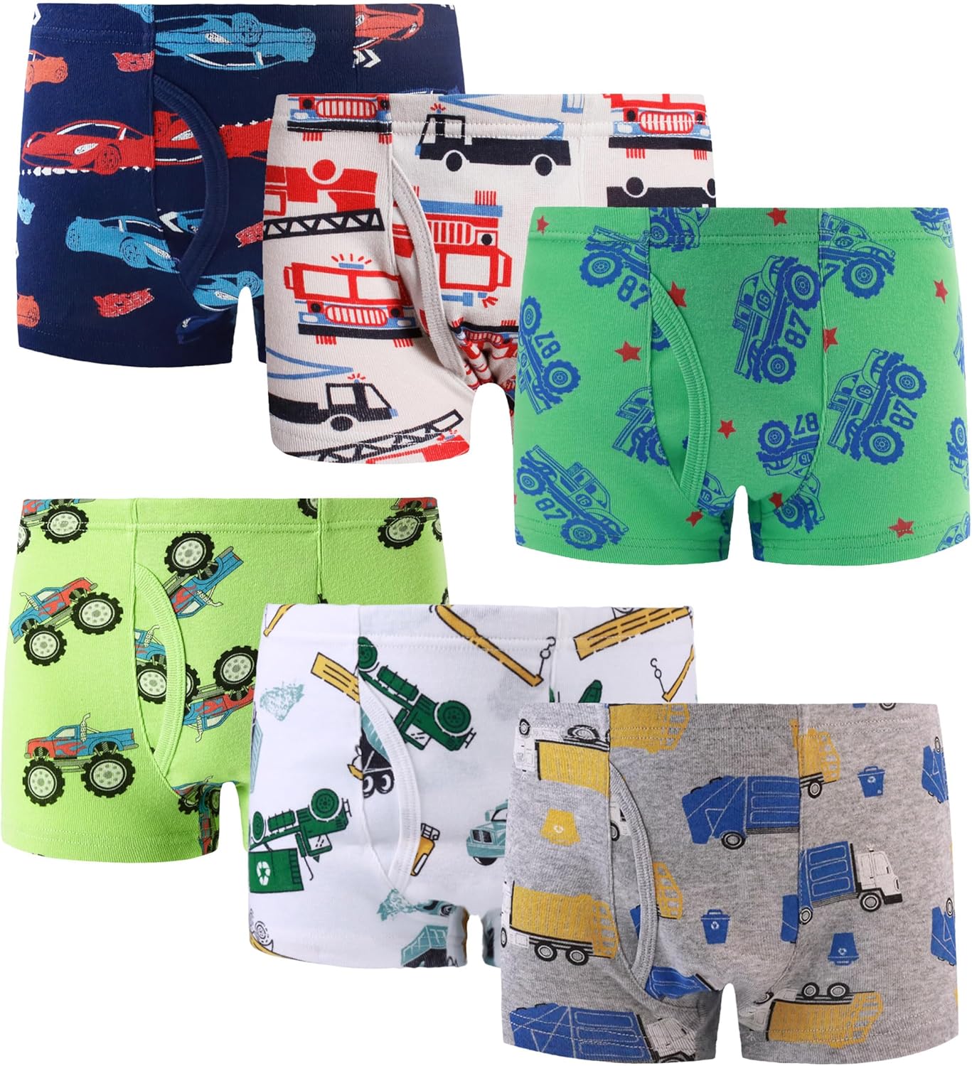 Finihen Boys Boxer Briefs Baby Soft Cotton Toddler Dinosaur Underwear Children T...