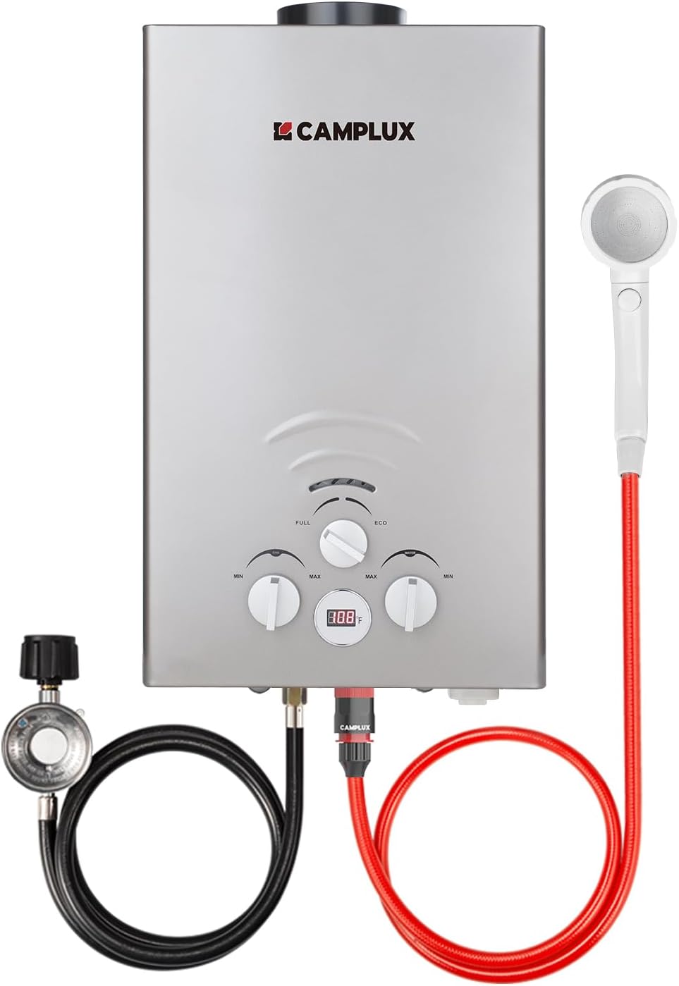 CAMPLUX Tankless Water Heater, 2.11GPM Portable Water Heater for Camping, 55,000...